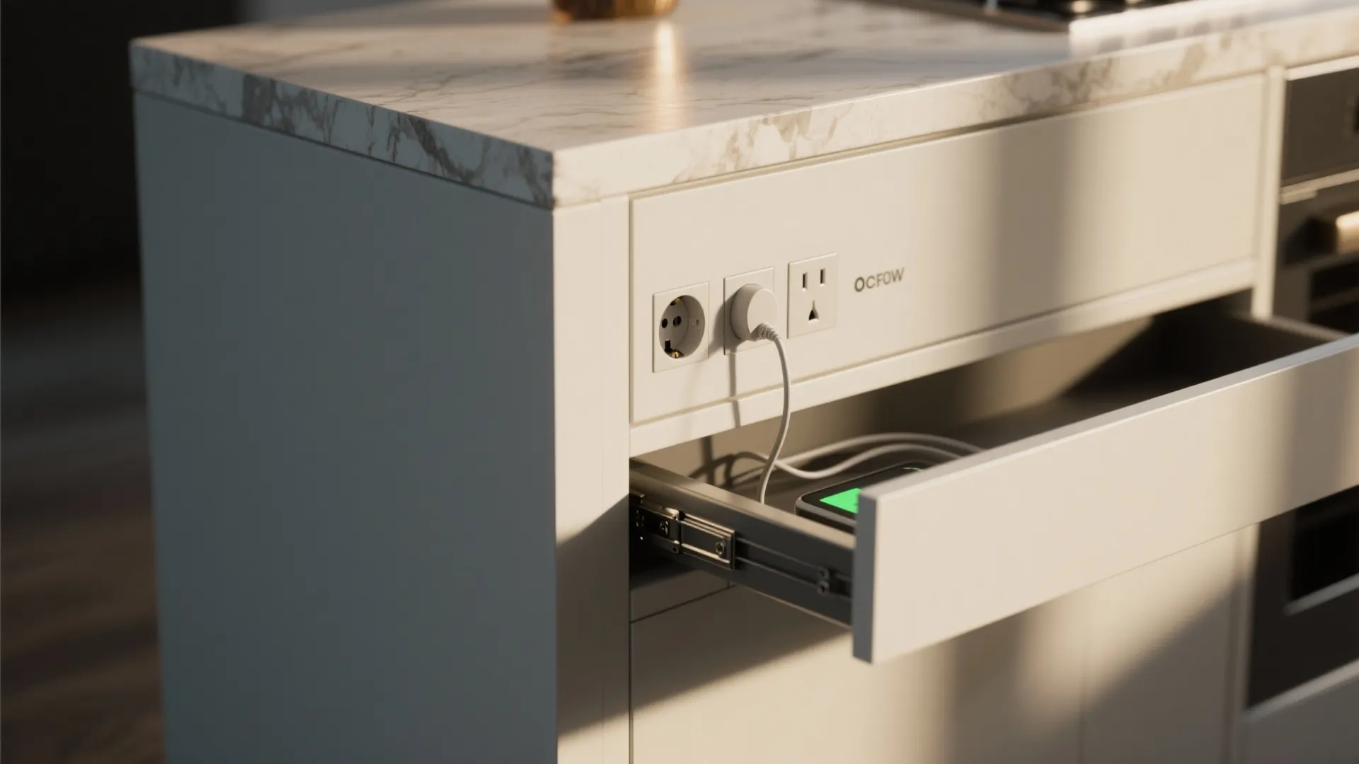 4. Functional Panels: Hidden Storage and Power