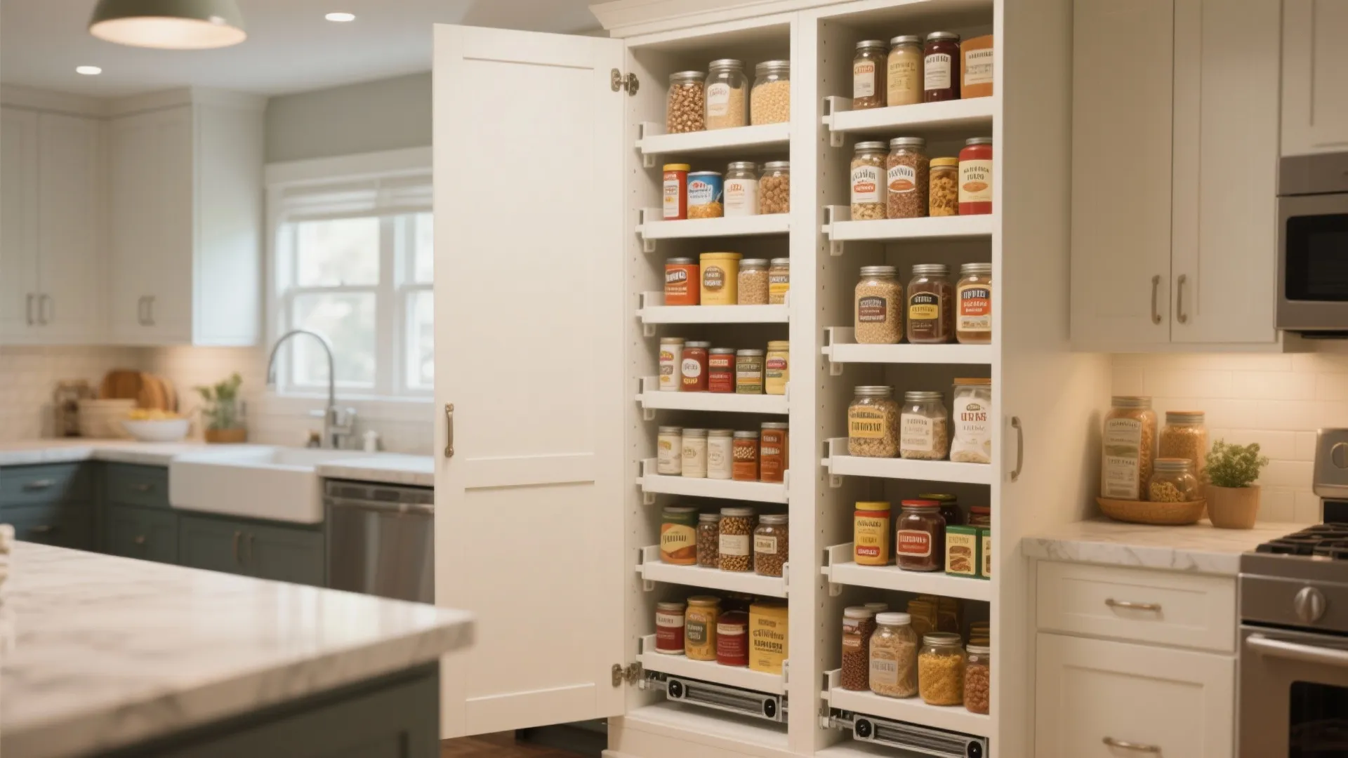 8. Functional Pantry Wall