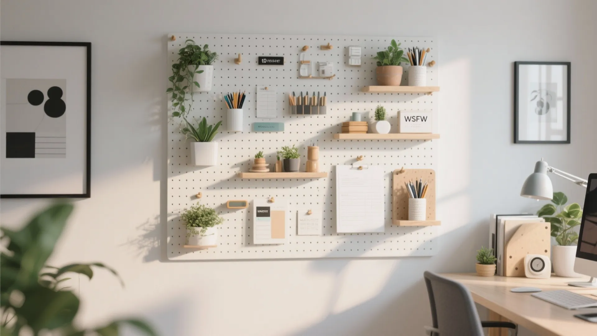 3. Pegboards for Functionality