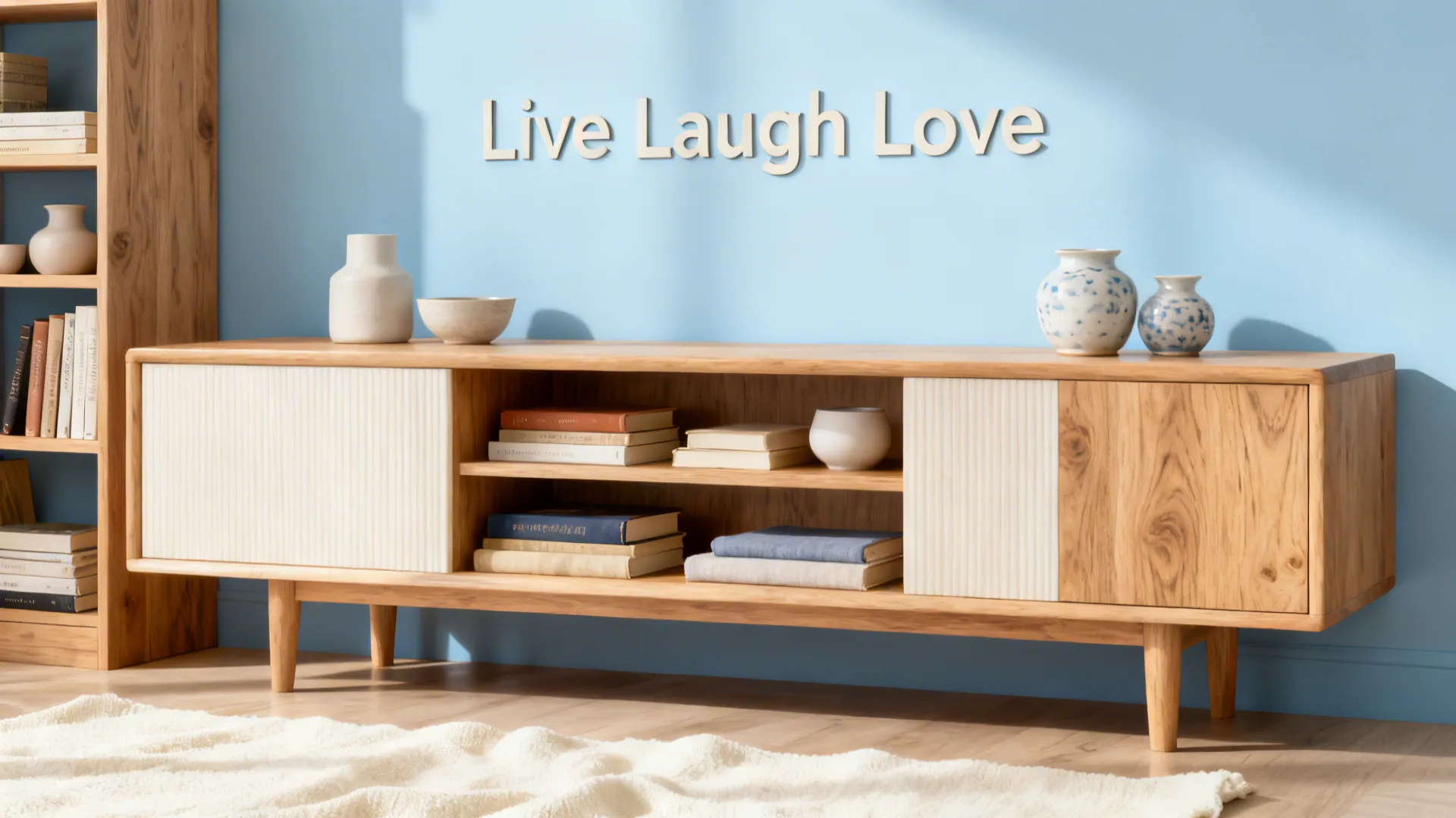 4. Functional quote near storage or shelving