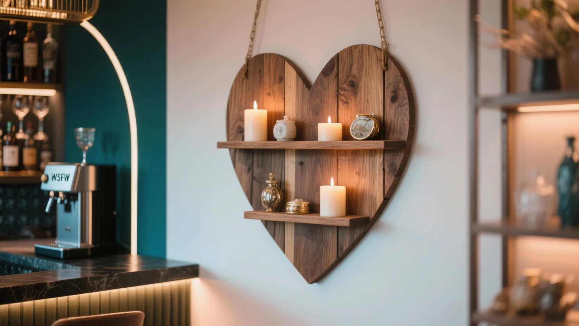 9. Functional Shelf Heart