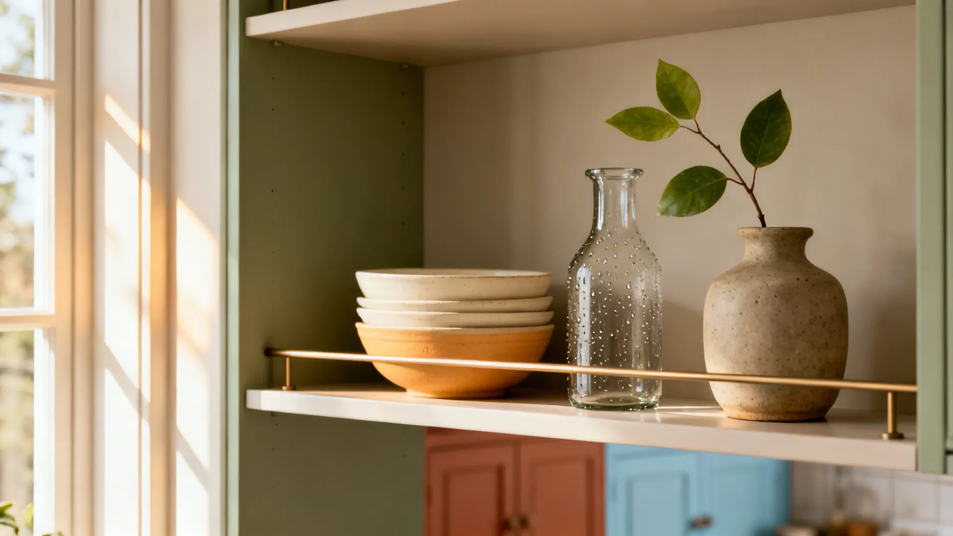 Idea 5: Functional Still Life—Open Shelves Curated Like a Painting