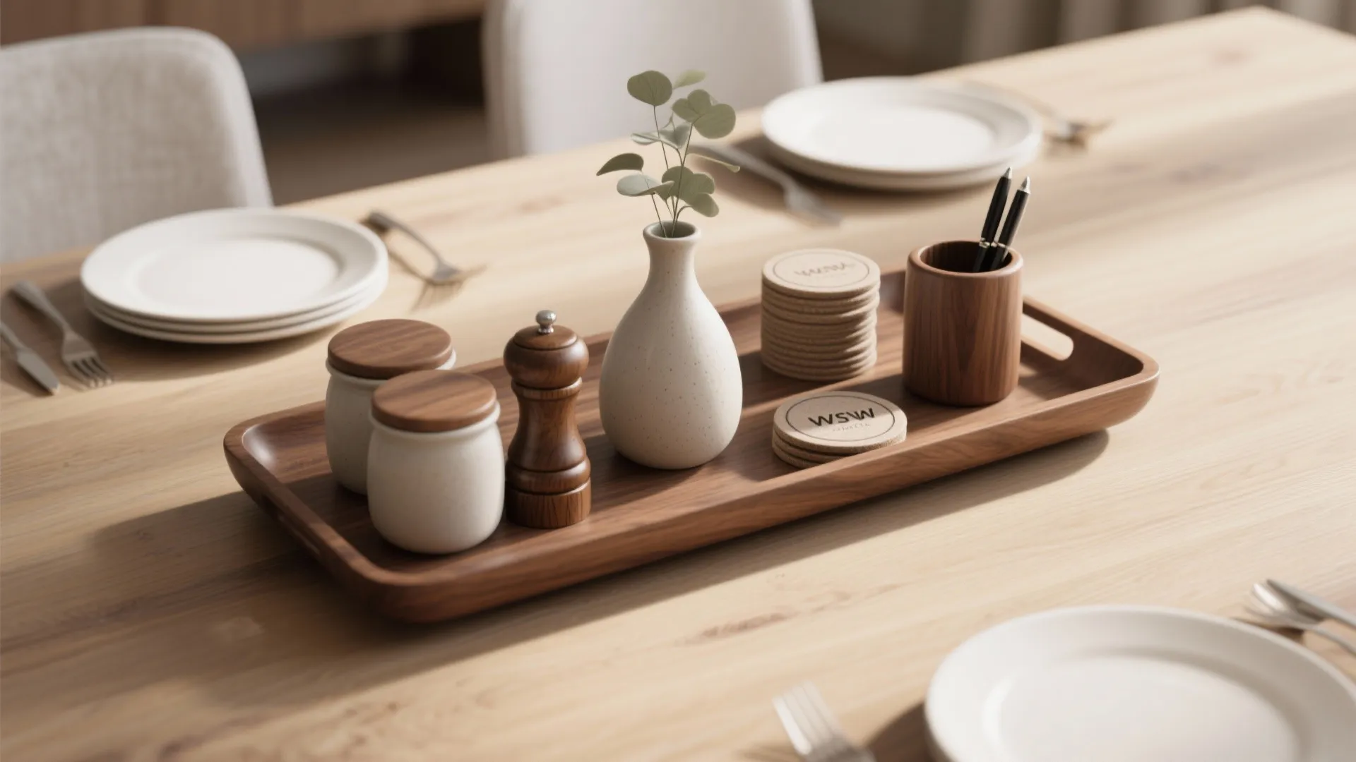 Functional Centerpiece with Storage