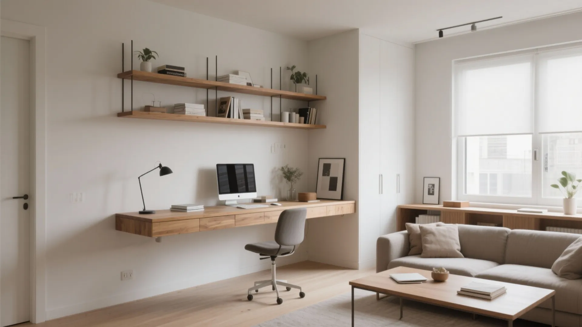 9. Functional Wall Desks