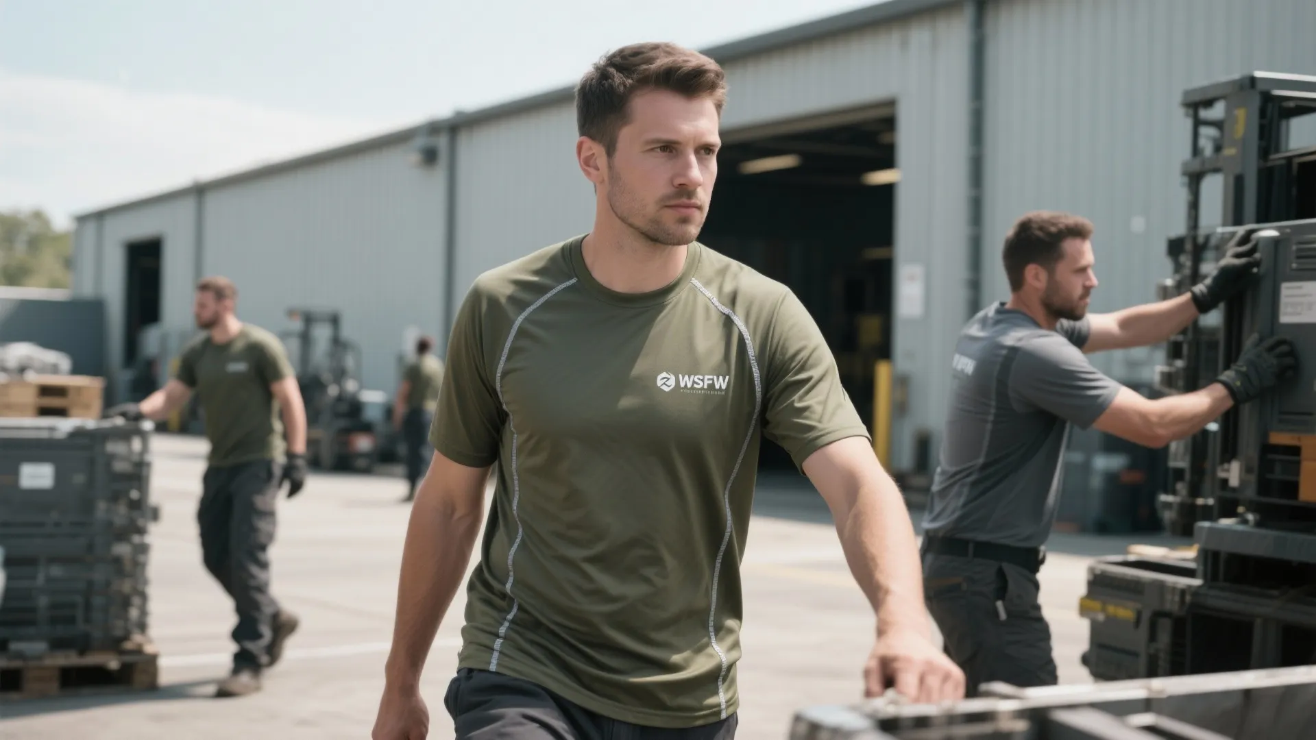 4. Functional Workwear with Branding