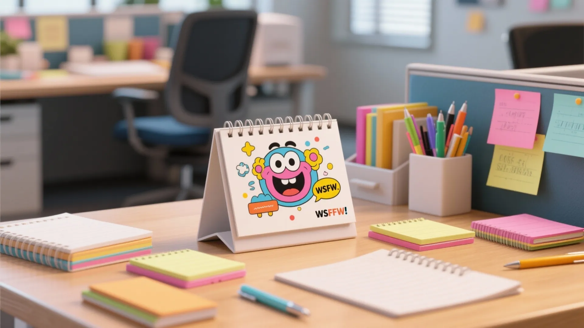 7. Funny Calendar Stands