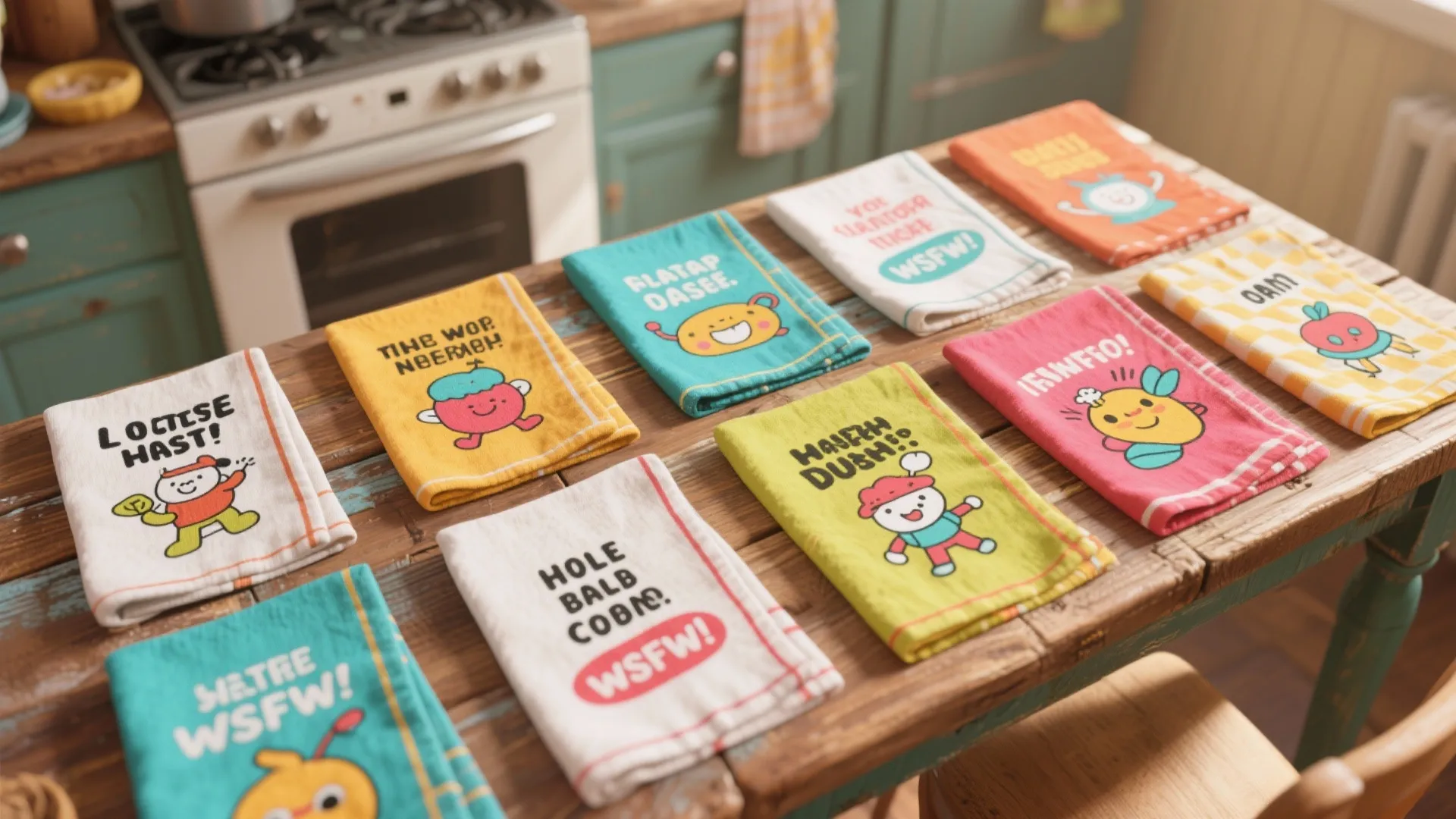 3. Funny Dish Towels