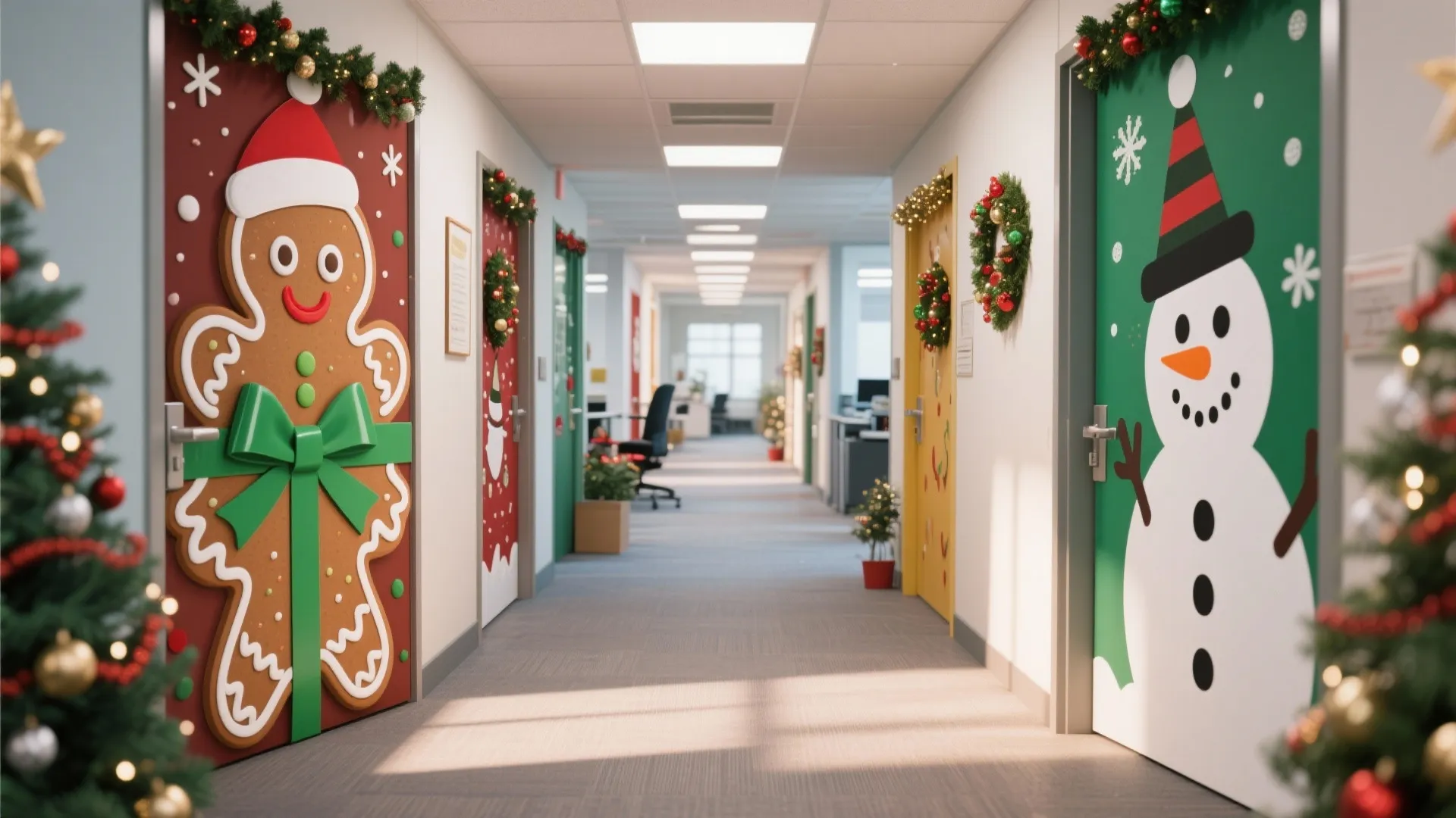 10 Funny Office Door Christmas Decorating Ideas: Creative and Hilarious Office Door Christmas Makeovers from My Design Playbook