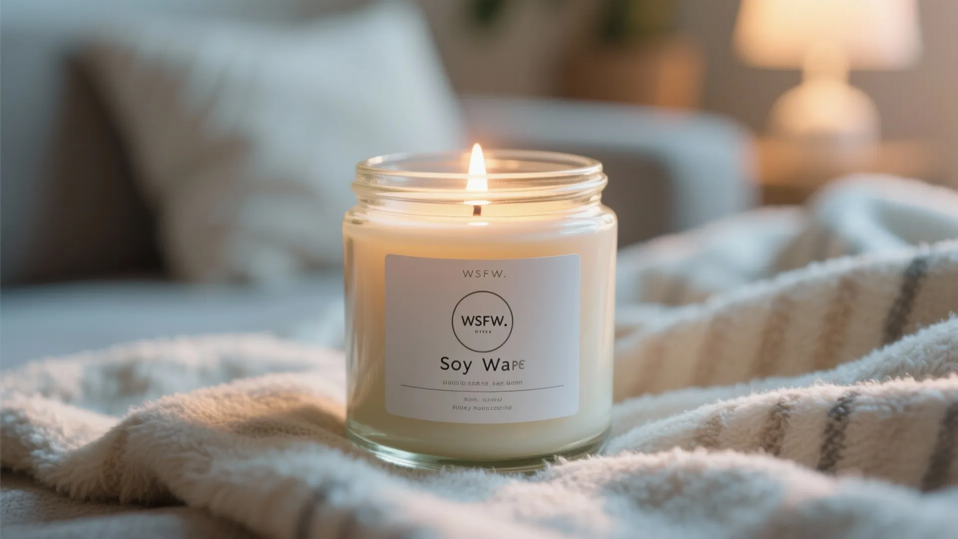 6. Scented Candle with a Funny Label