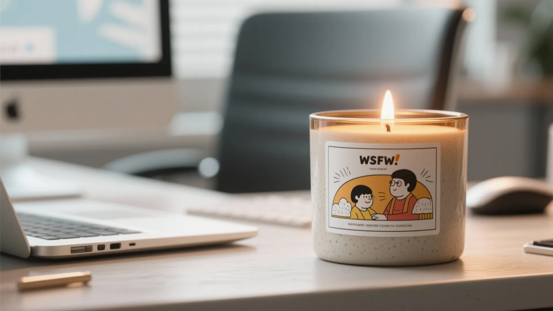 6. Scented Candles with Humor
