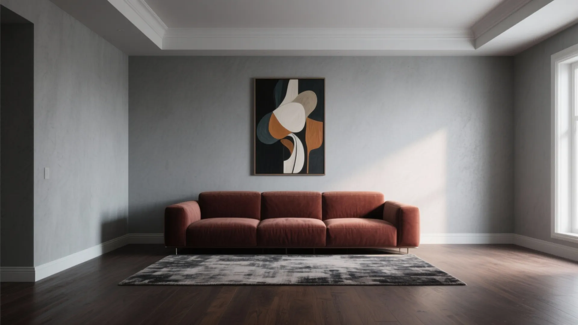 4. Reserve contrast for furniture and floor