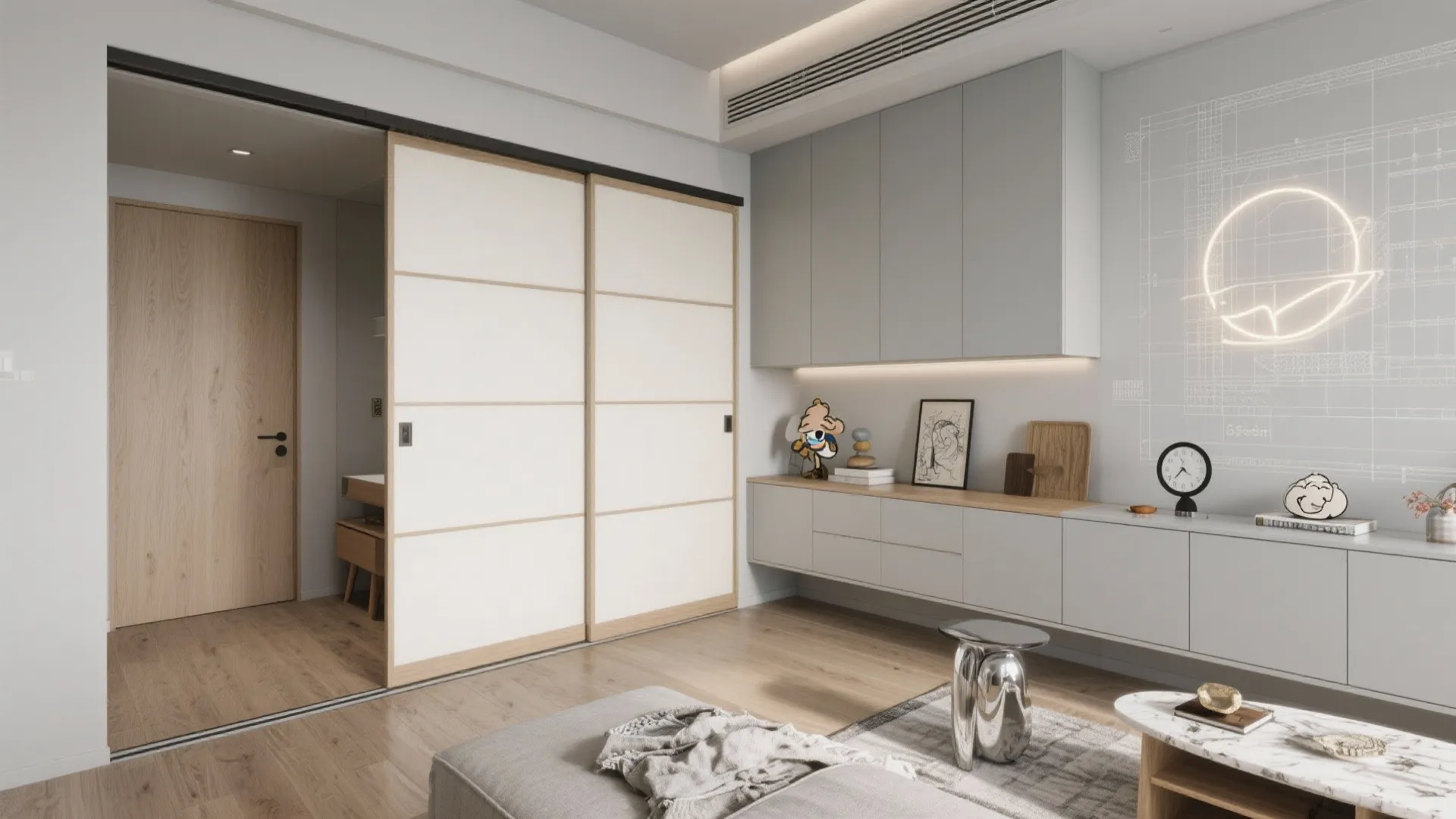 Tips 4: 家具は扉に優しい寸法で選ぶ（日本室内設計／日式風格）