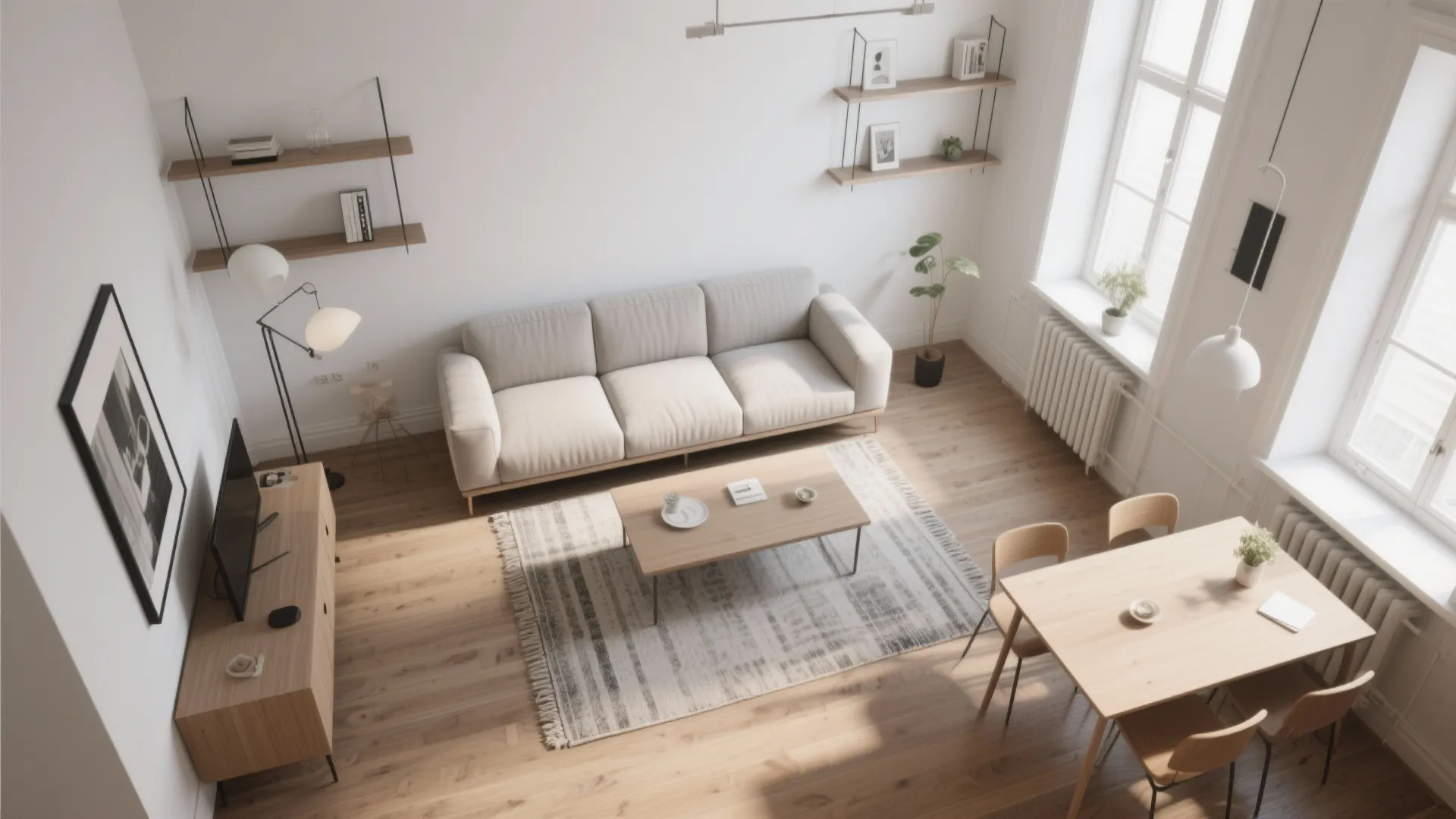 4. Scale furniture to the space