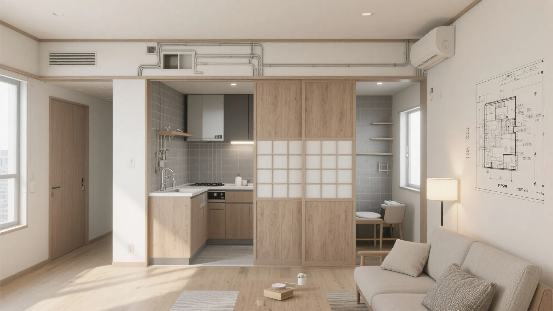 将来の単世帯化も見据える——スケルトン＆インフィルの発想