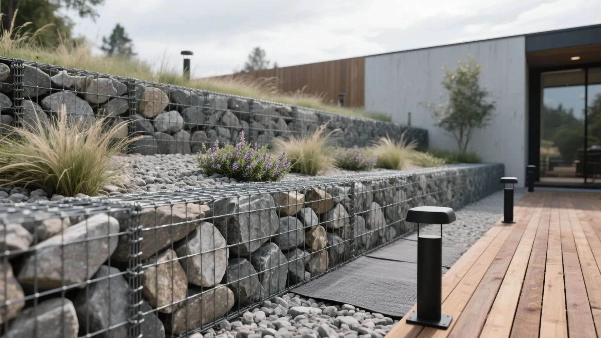 Modern Gabion Retaining Bands