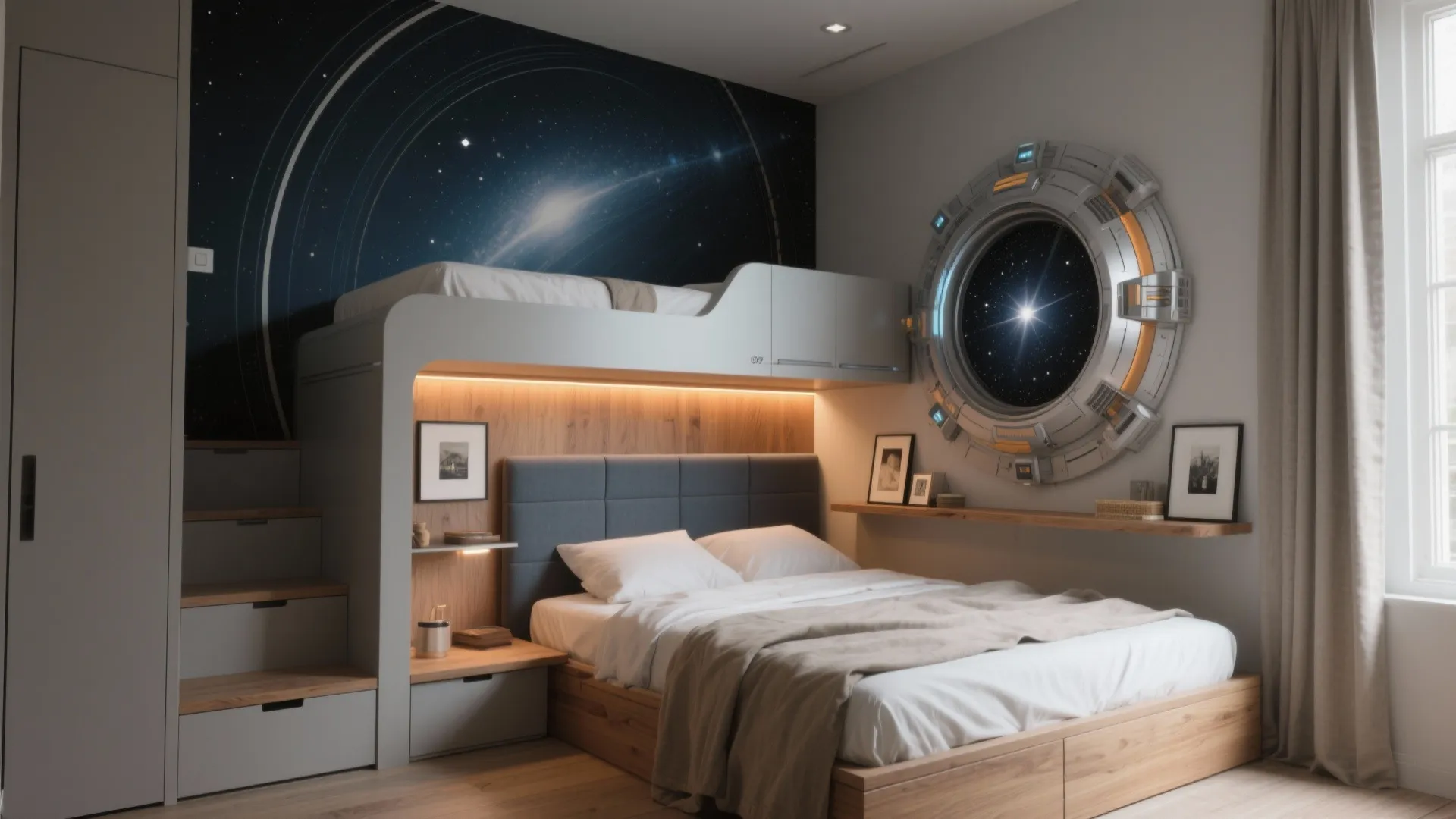 Star Wars Bedroom Decor: 5 Creative Ideas: Small-space Star Wars bedroom ideas from a pro designer — lights, murals, furniture and budget tips