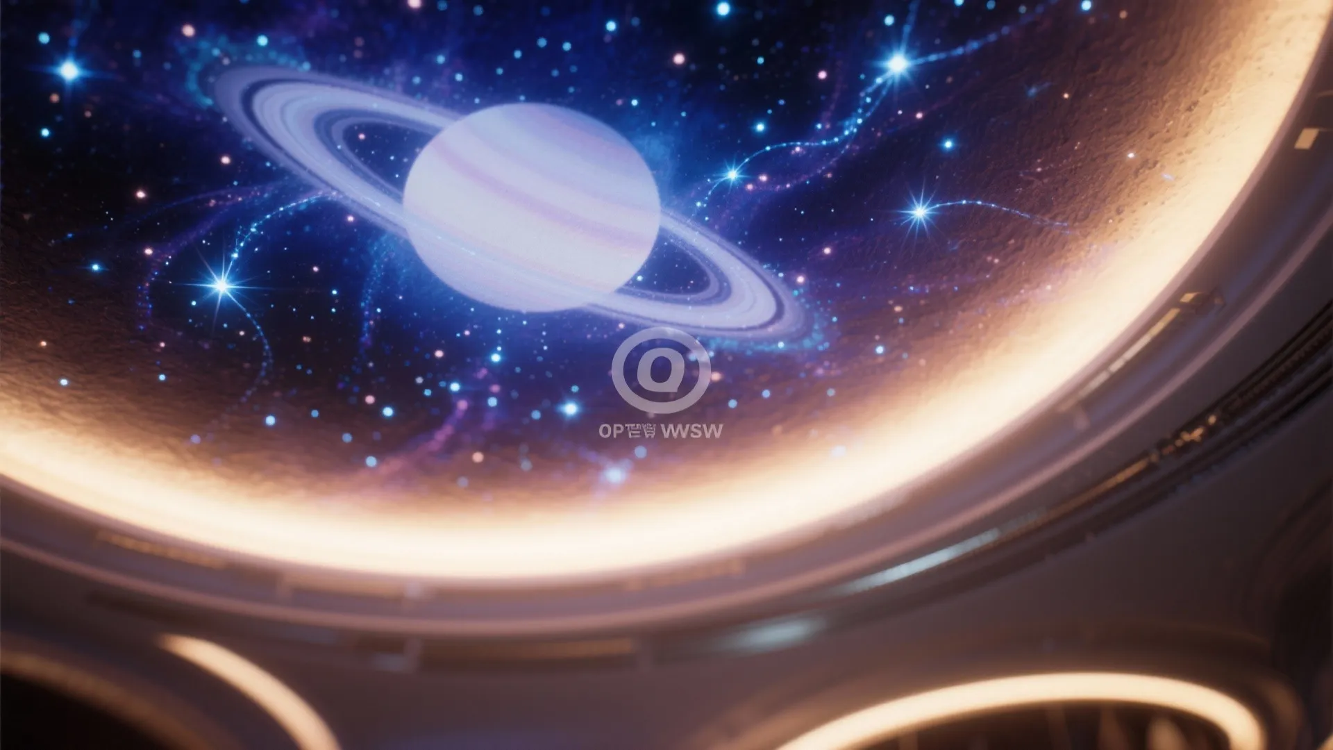 1. Galaxy Ceiling: Fiber Optics and Glow Paint