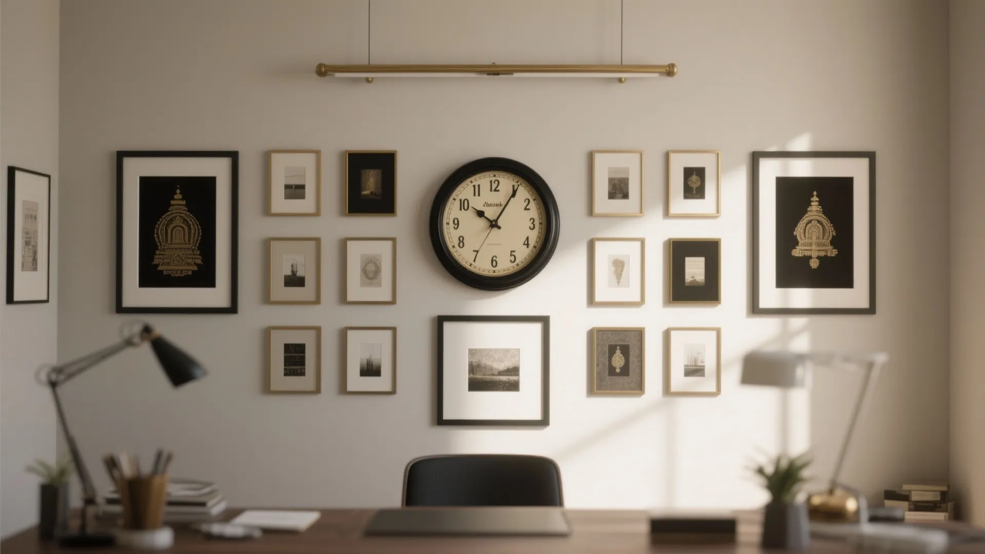Gallery Wall with Ajanta as the Anchor