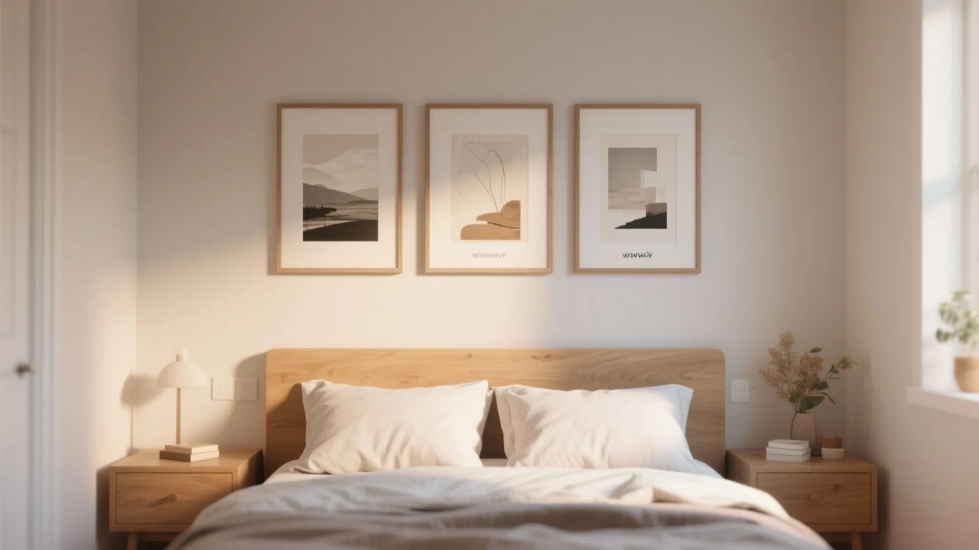 Gallery Art Above Headboard