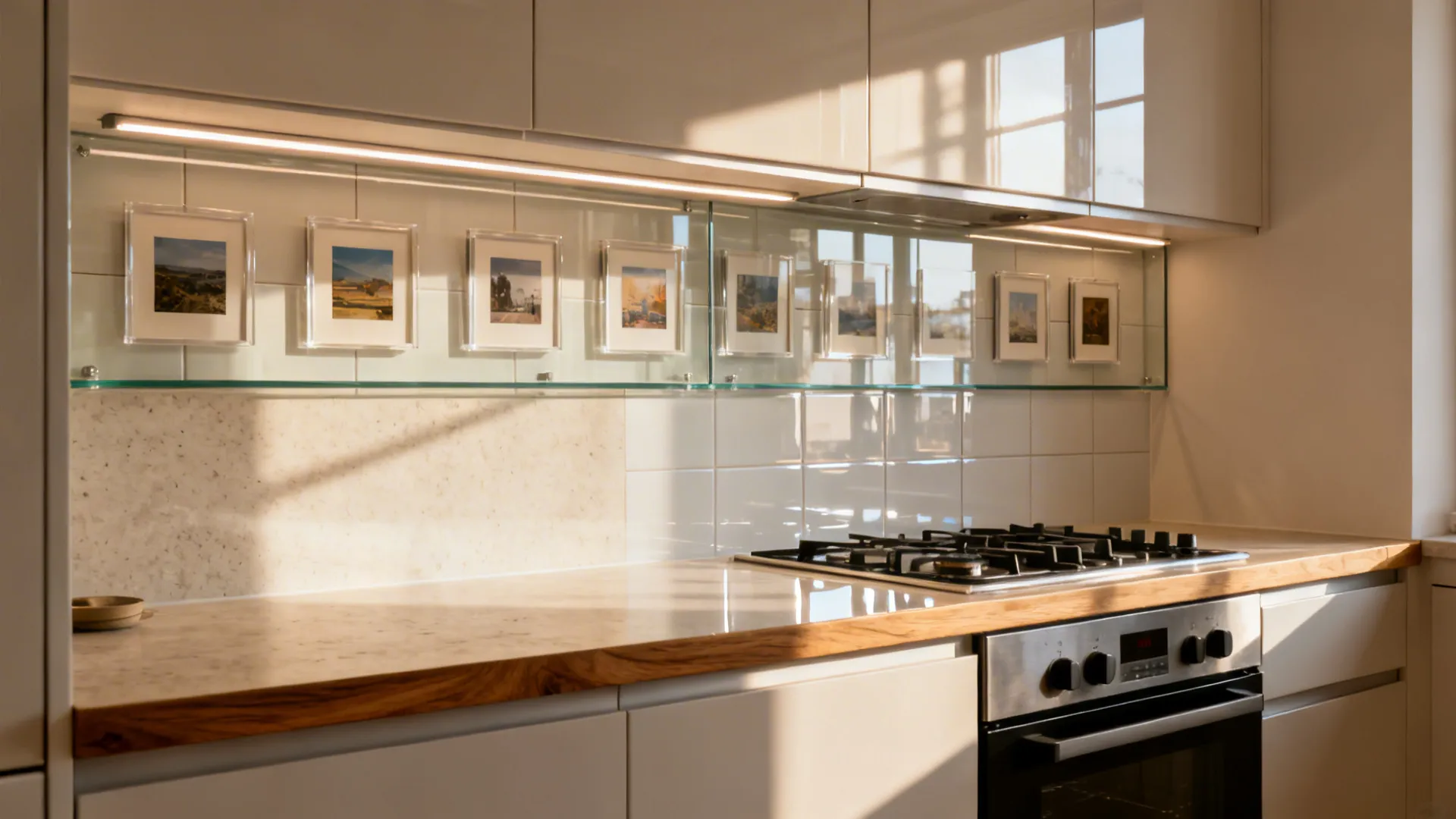 Idea 1: Gallery Wall Backsplash as a Narrative Canvas