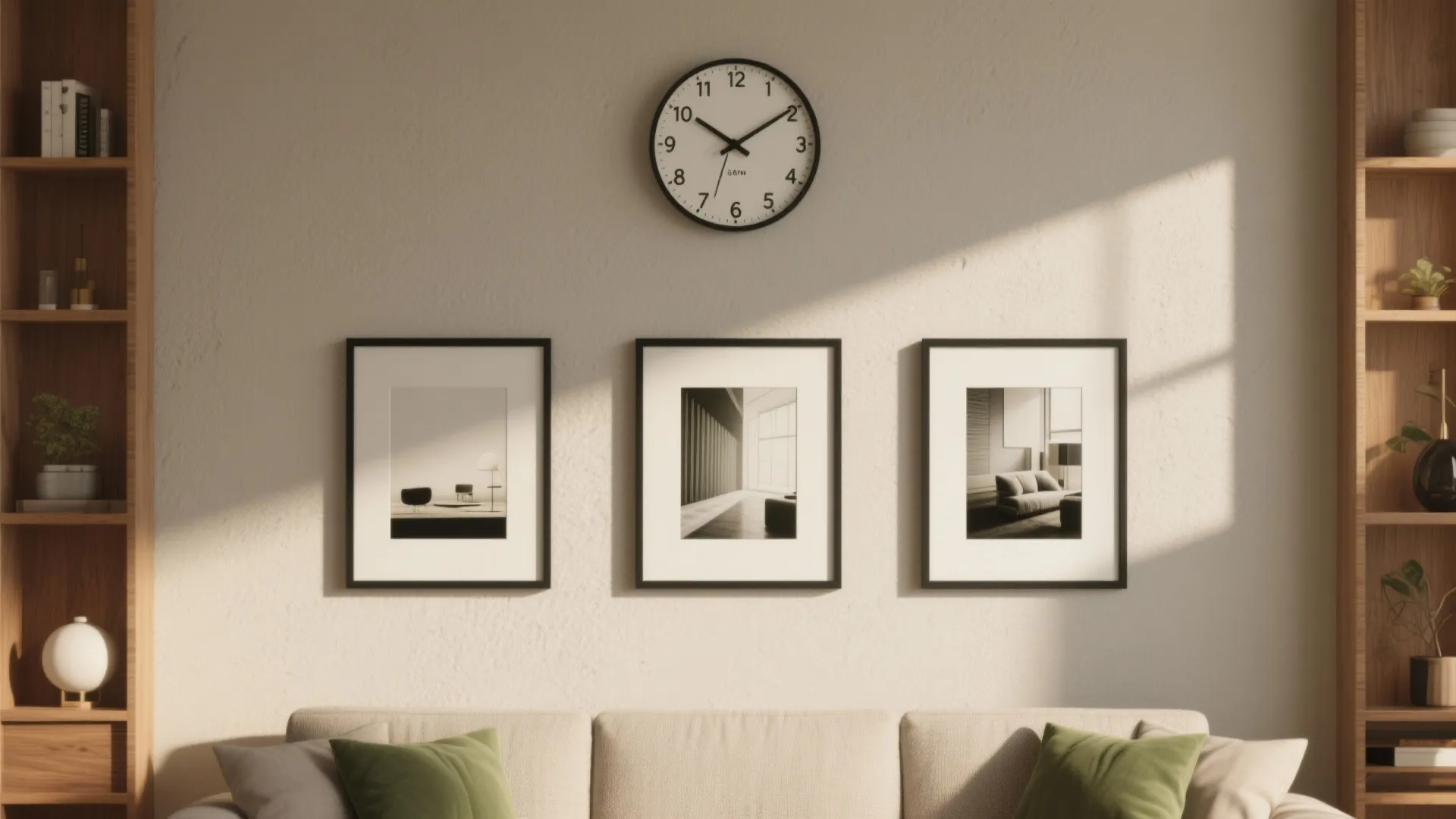 Layer your clock into a gallery wall