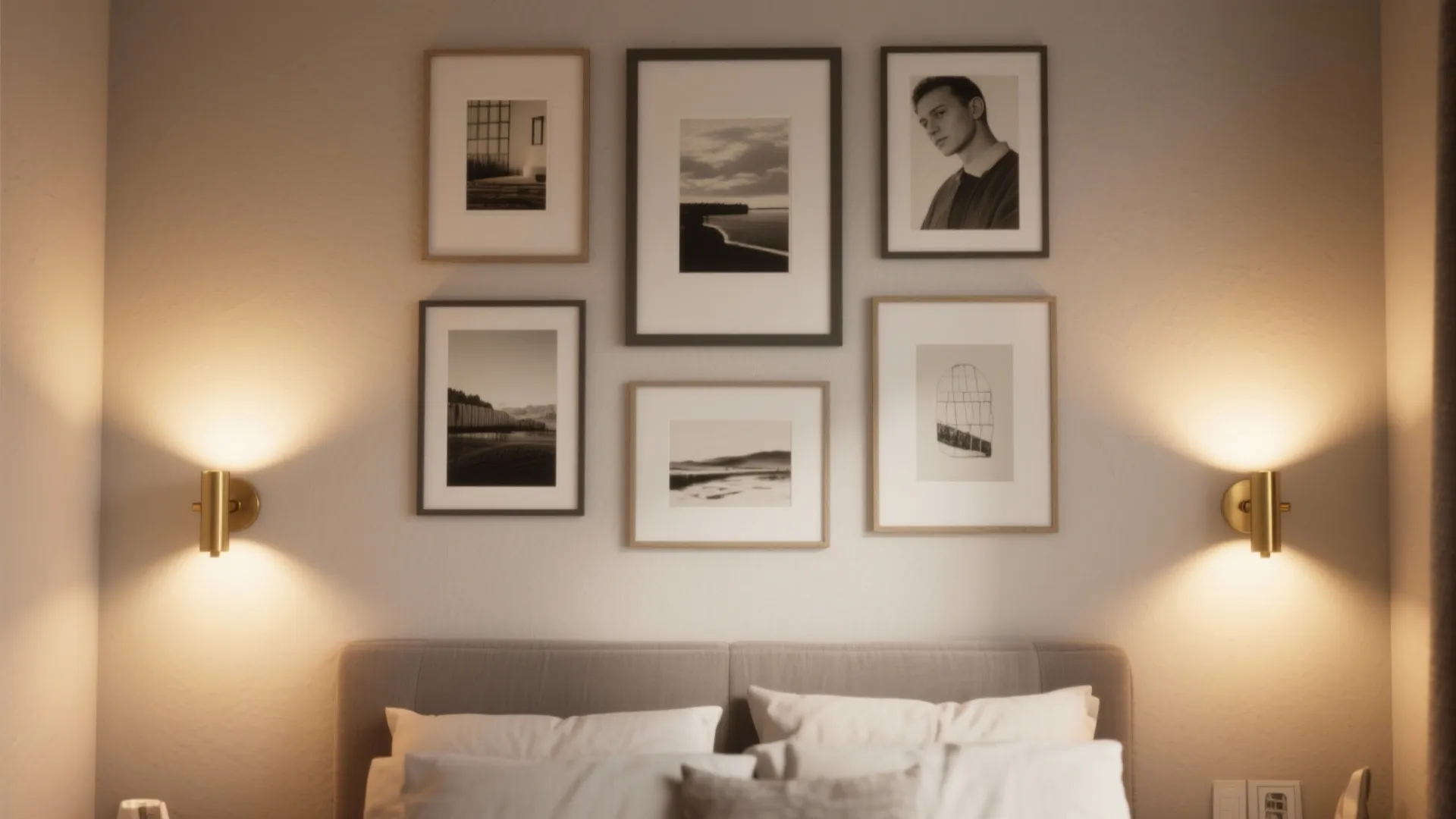 4. Gallery Cluster with Accent Lighting