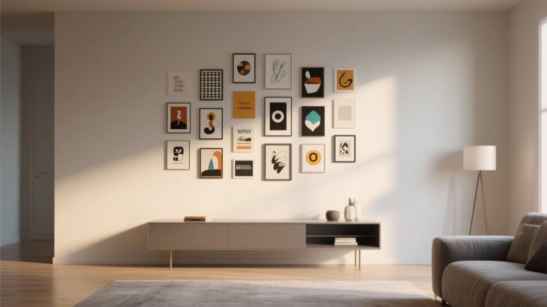 5. Gallery-Style Cluster