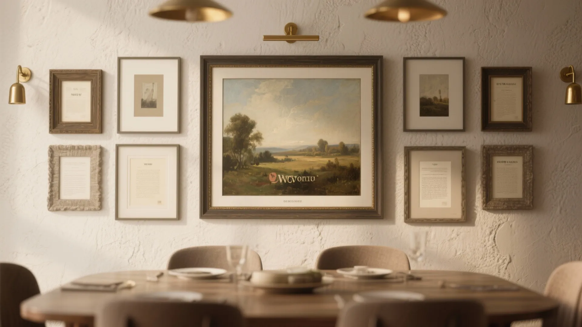 1. Gallery Cluster with a Focal Piece