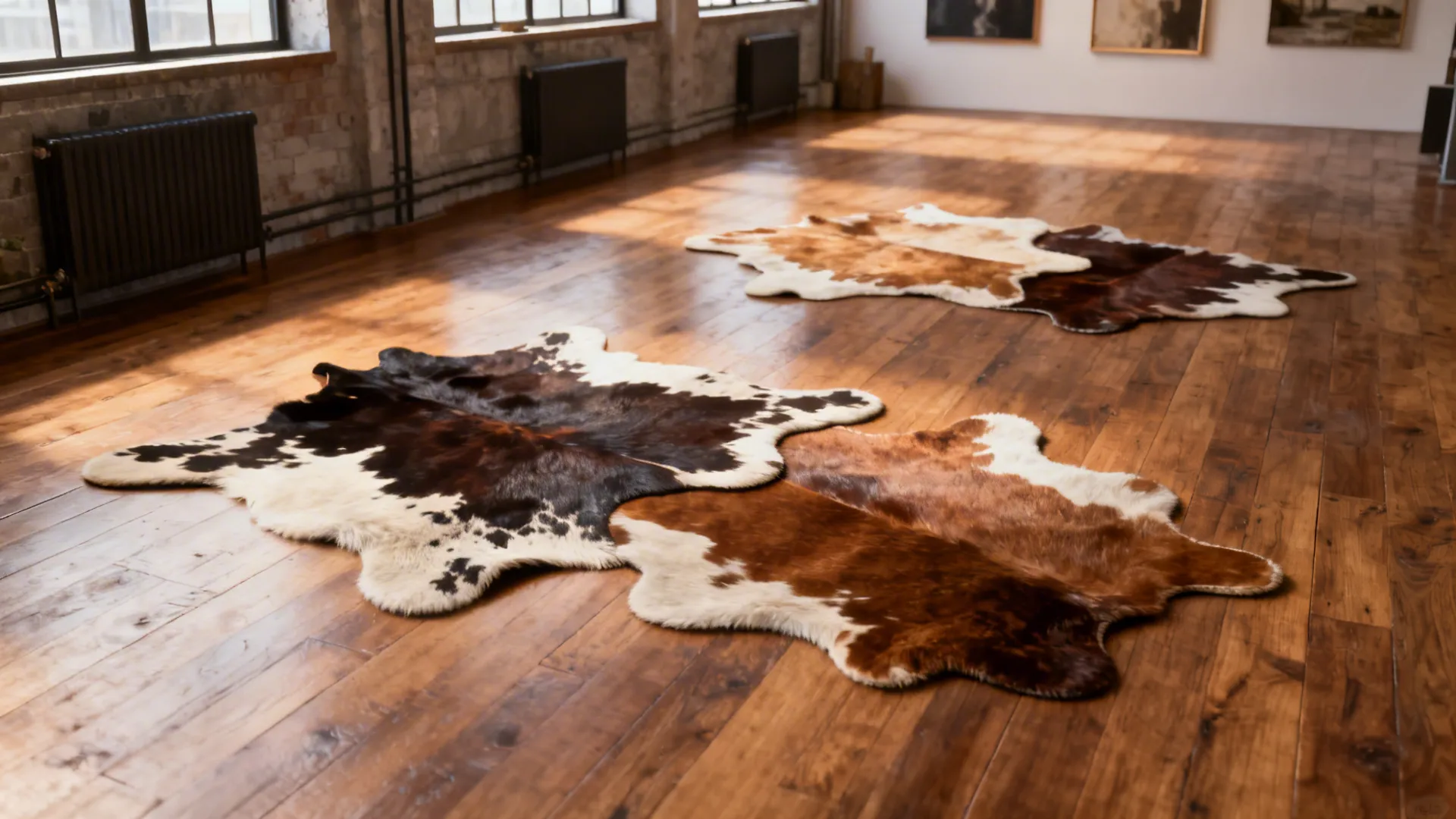 5. Create a layered gallery floor with multiple small hides
