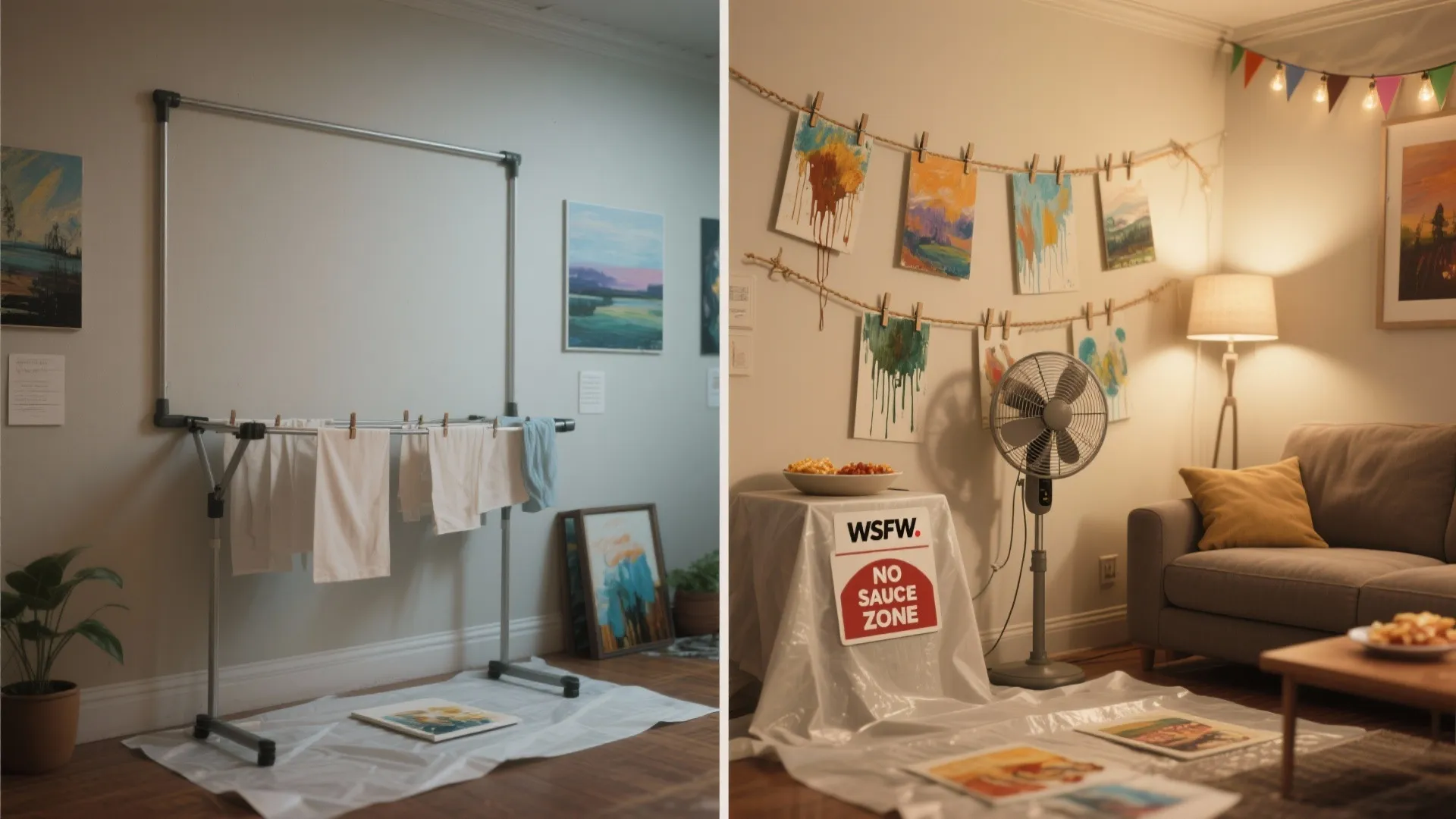 5. Gallery Wall & Instant Drying Station