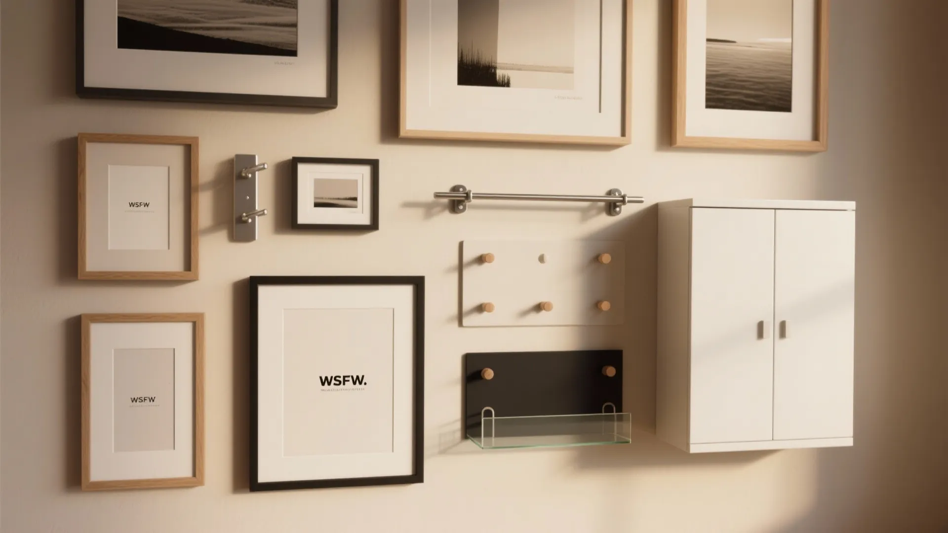 Modular Gallery Walls with Hidden Storage