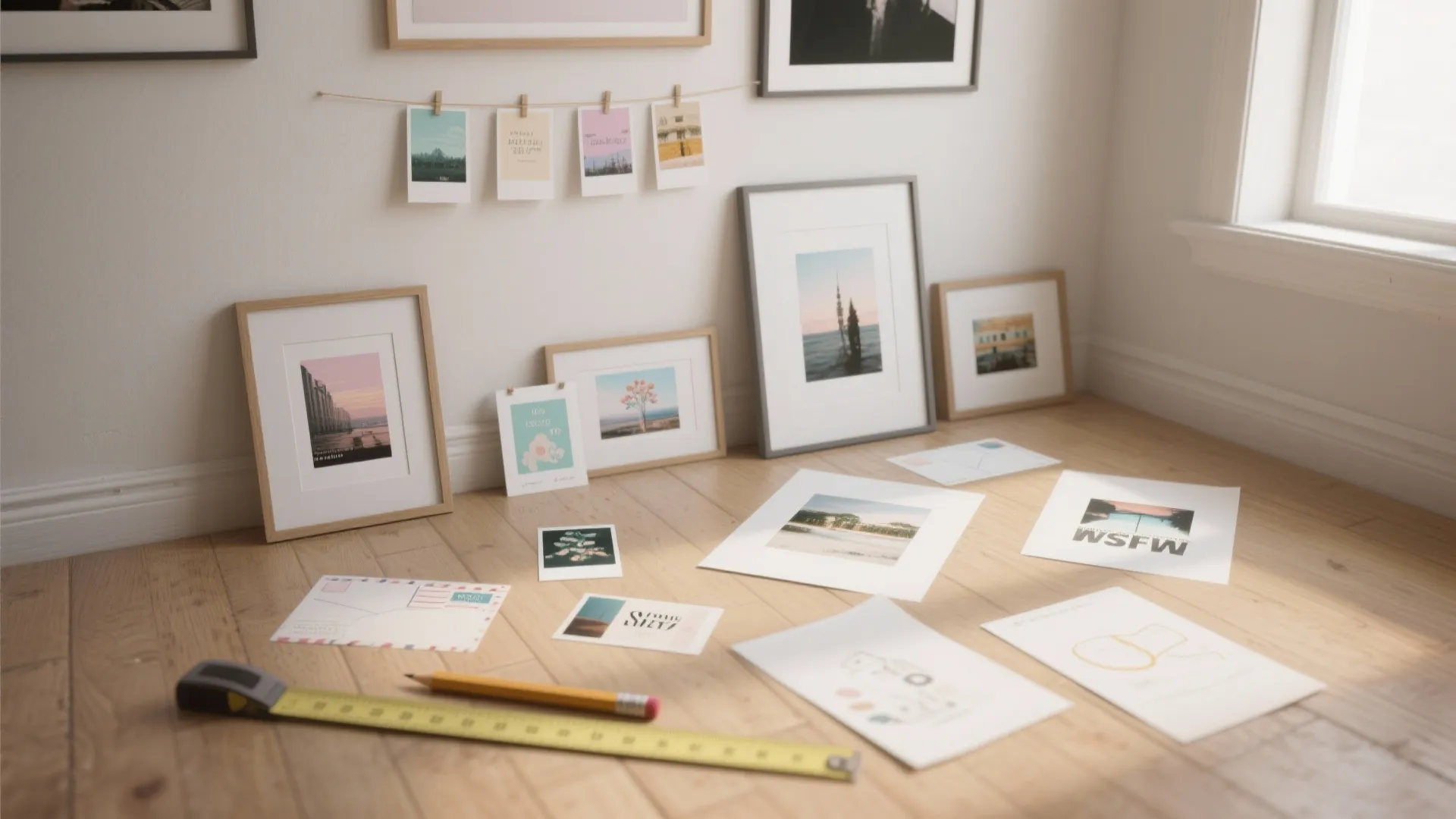 4. Curated Wall Displays and Personal Art