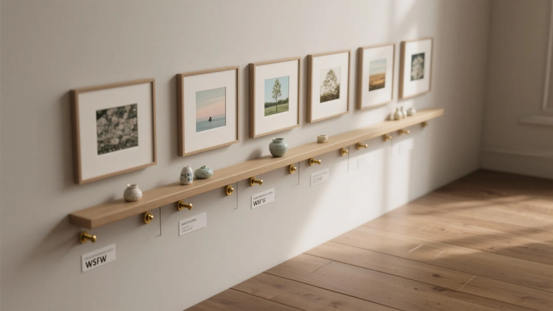 3. Gallery strips with waterproof frames