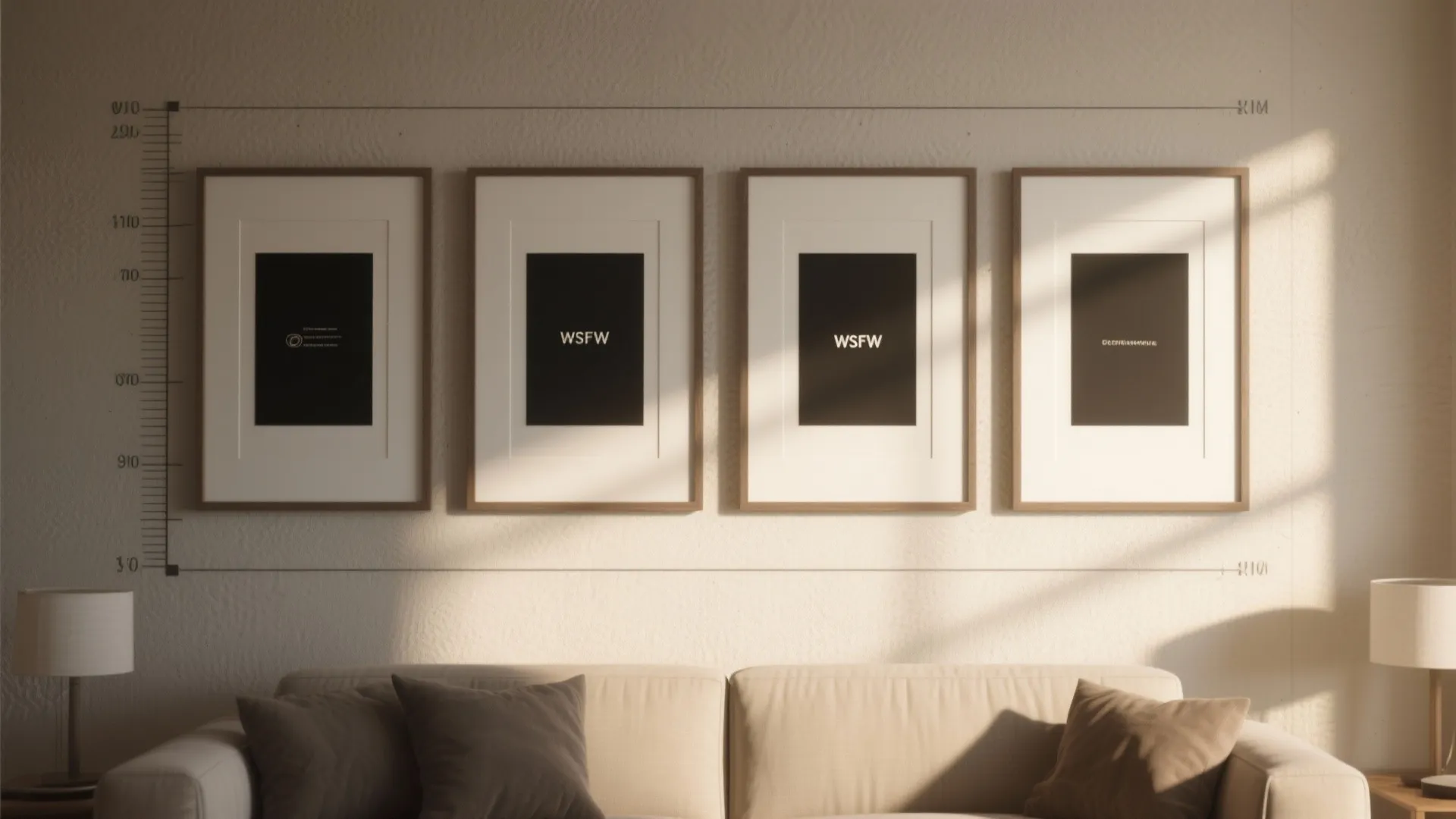 2. Gallery-style Grid of Large Panels