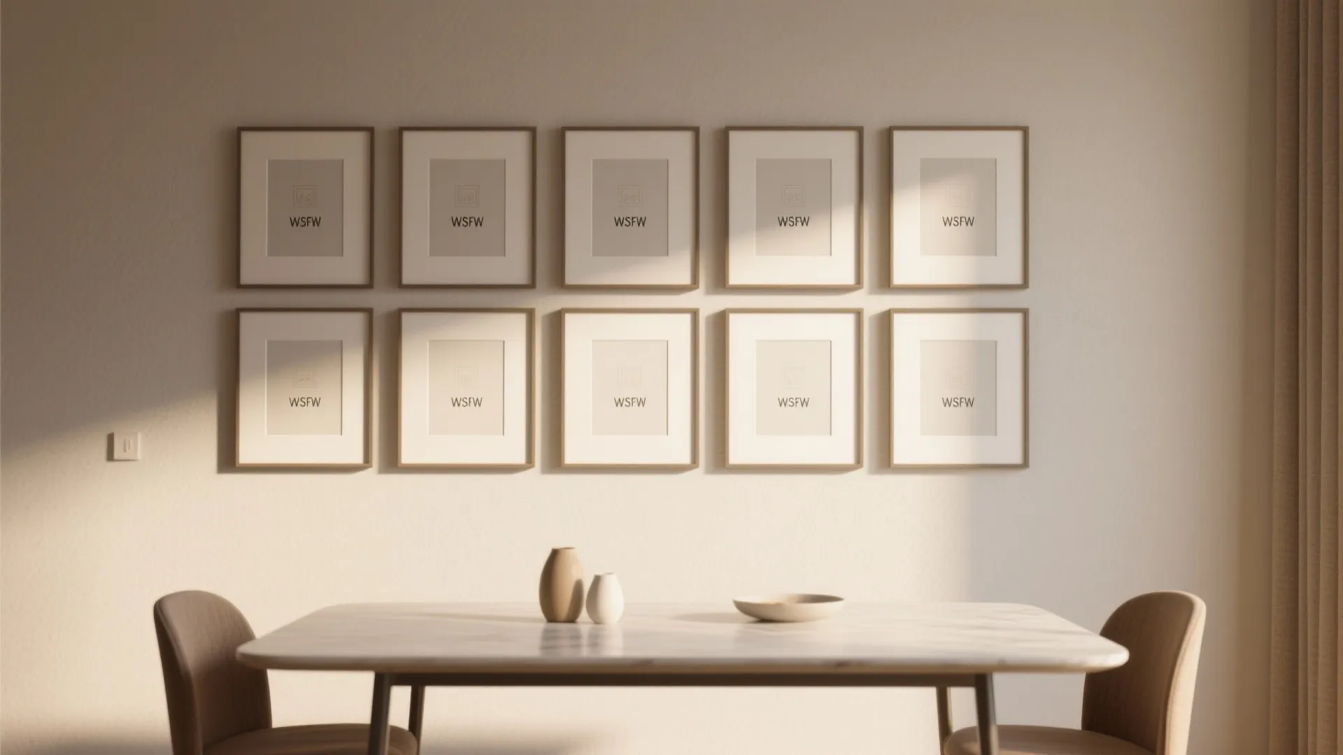 1. Gallery Grid with Consistent Frames