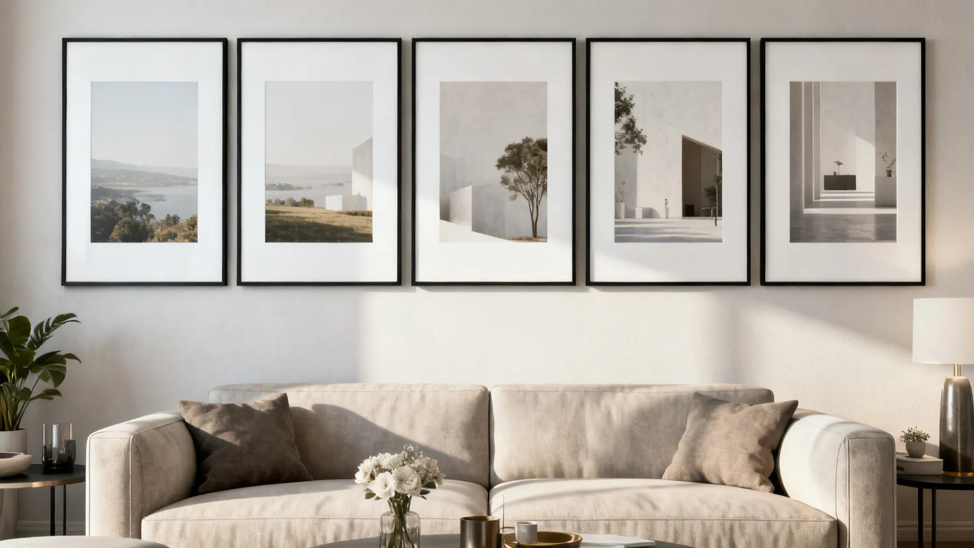 3. Gallery Grid of Large Frames