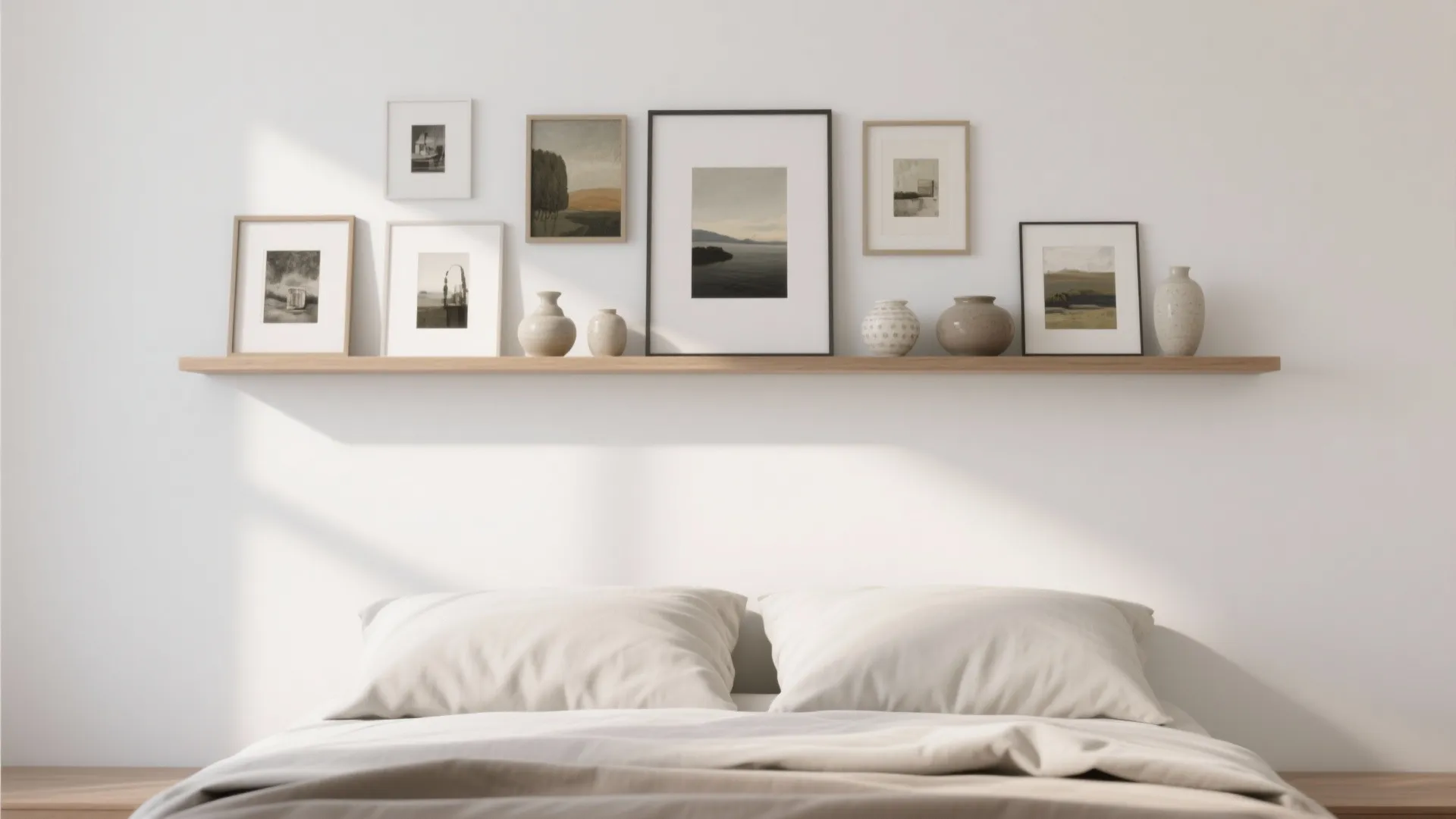 2. Gallery Ledge with Rotating Pieces