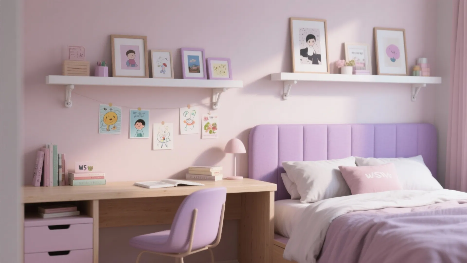 Idea 3: Rotating gallery ledges