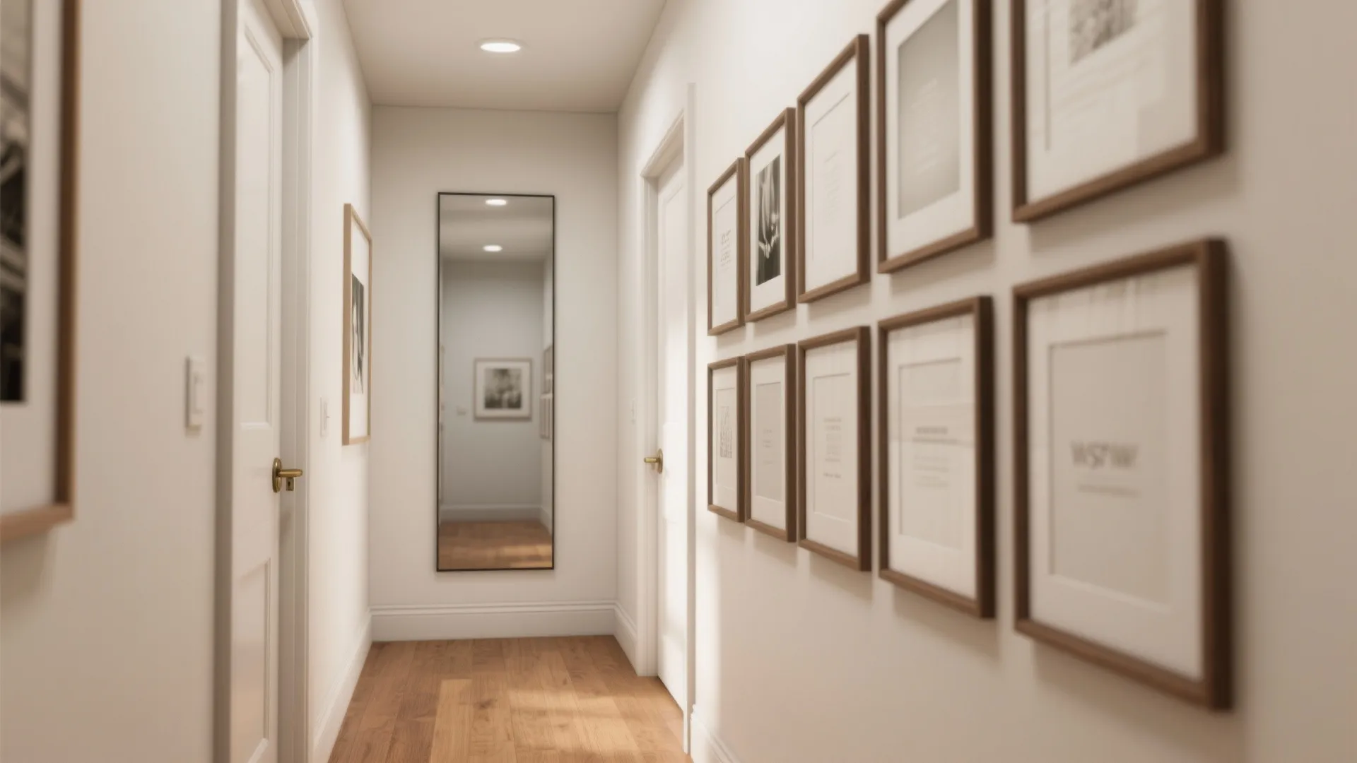 Gallery Wall + Mirror Combo