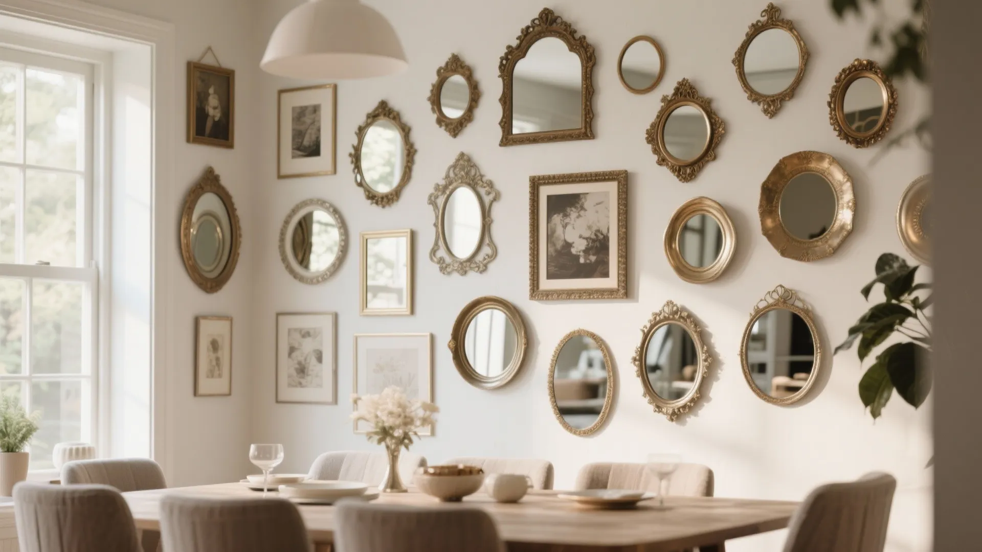 2. Gallery-Style Mirror Collection