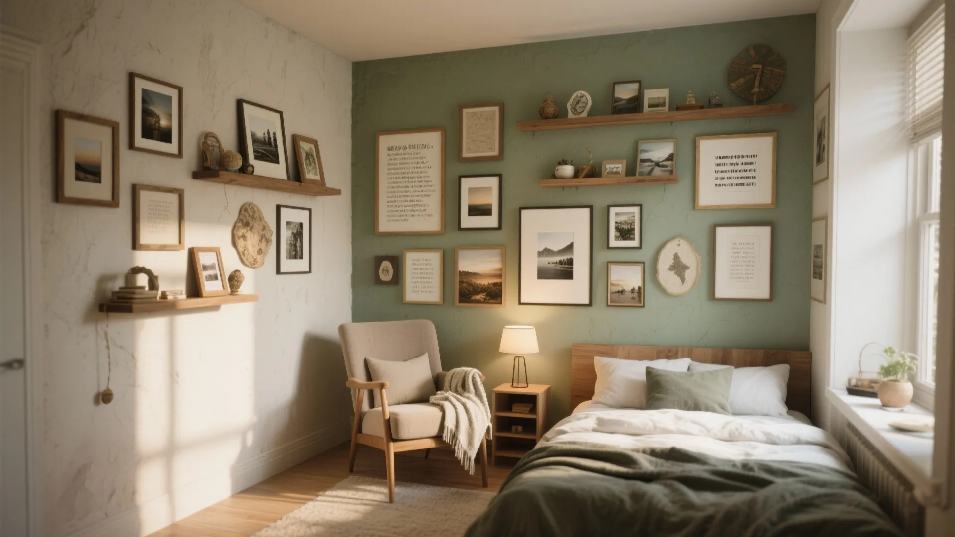 5. Personalized Gallery Wall & Cozy Nooks