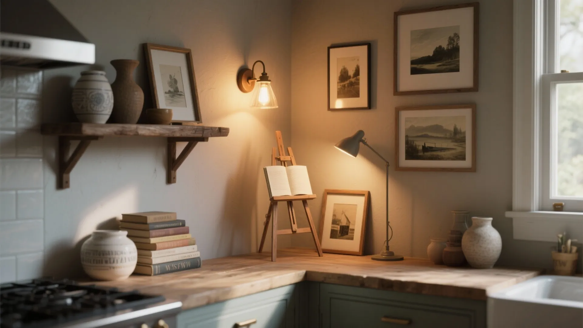5. Curate a Lived-In, Gallery-Like Nook