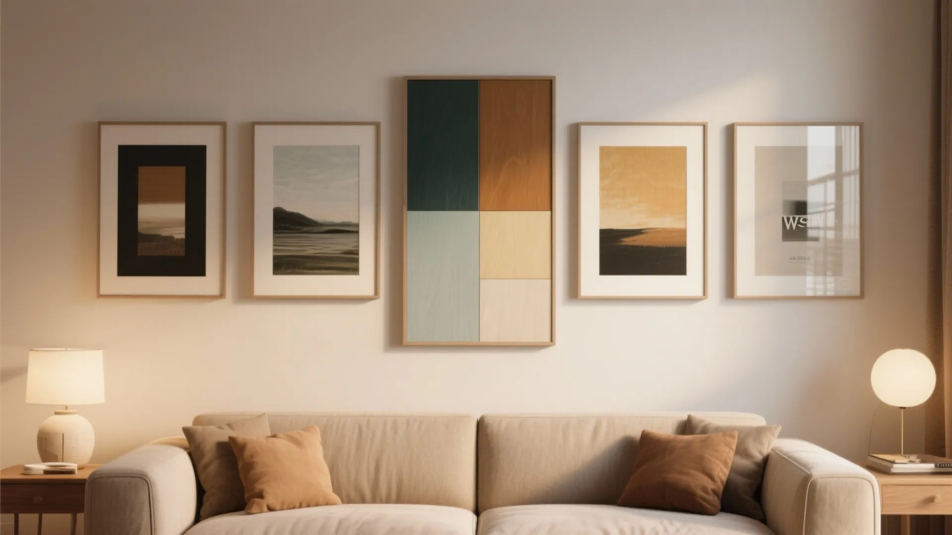 4. Gallery-Style Patchwork (One Wall, Many Small Pieces)