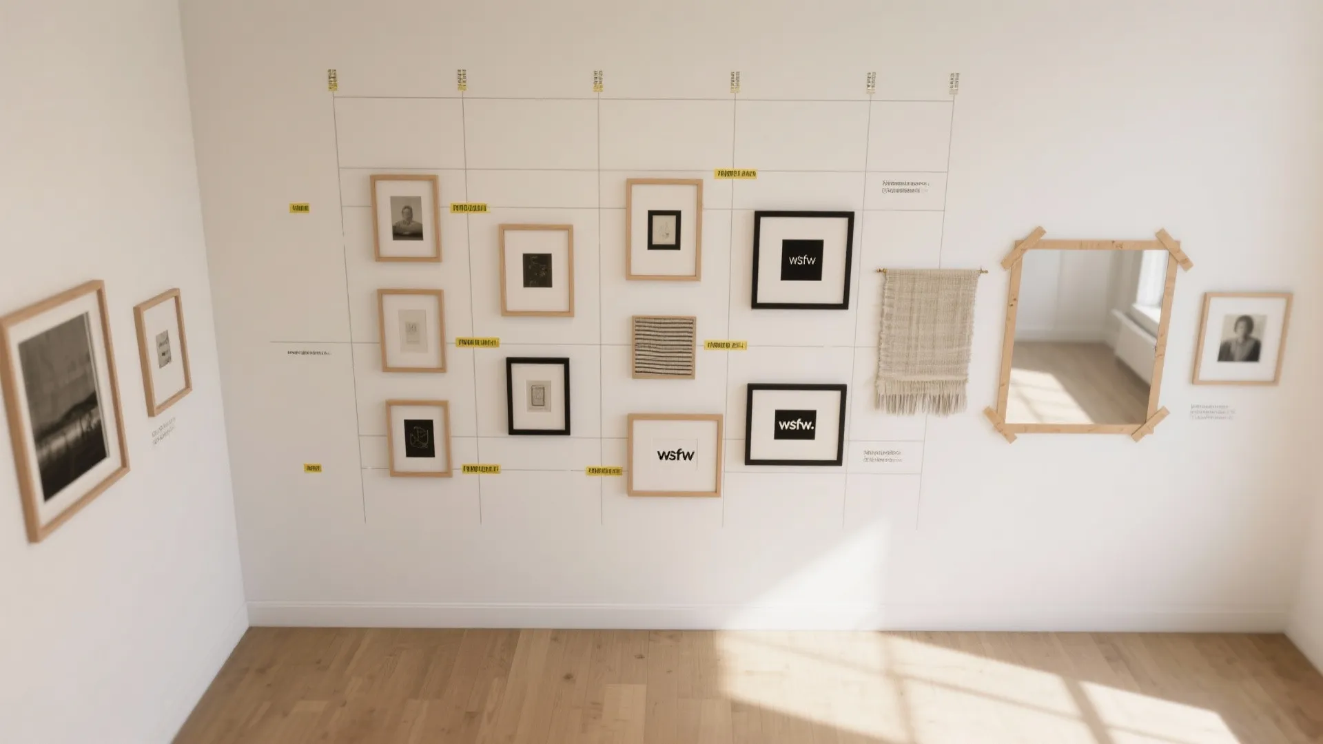 5) A Lived-In Gallery Wall + Greenery