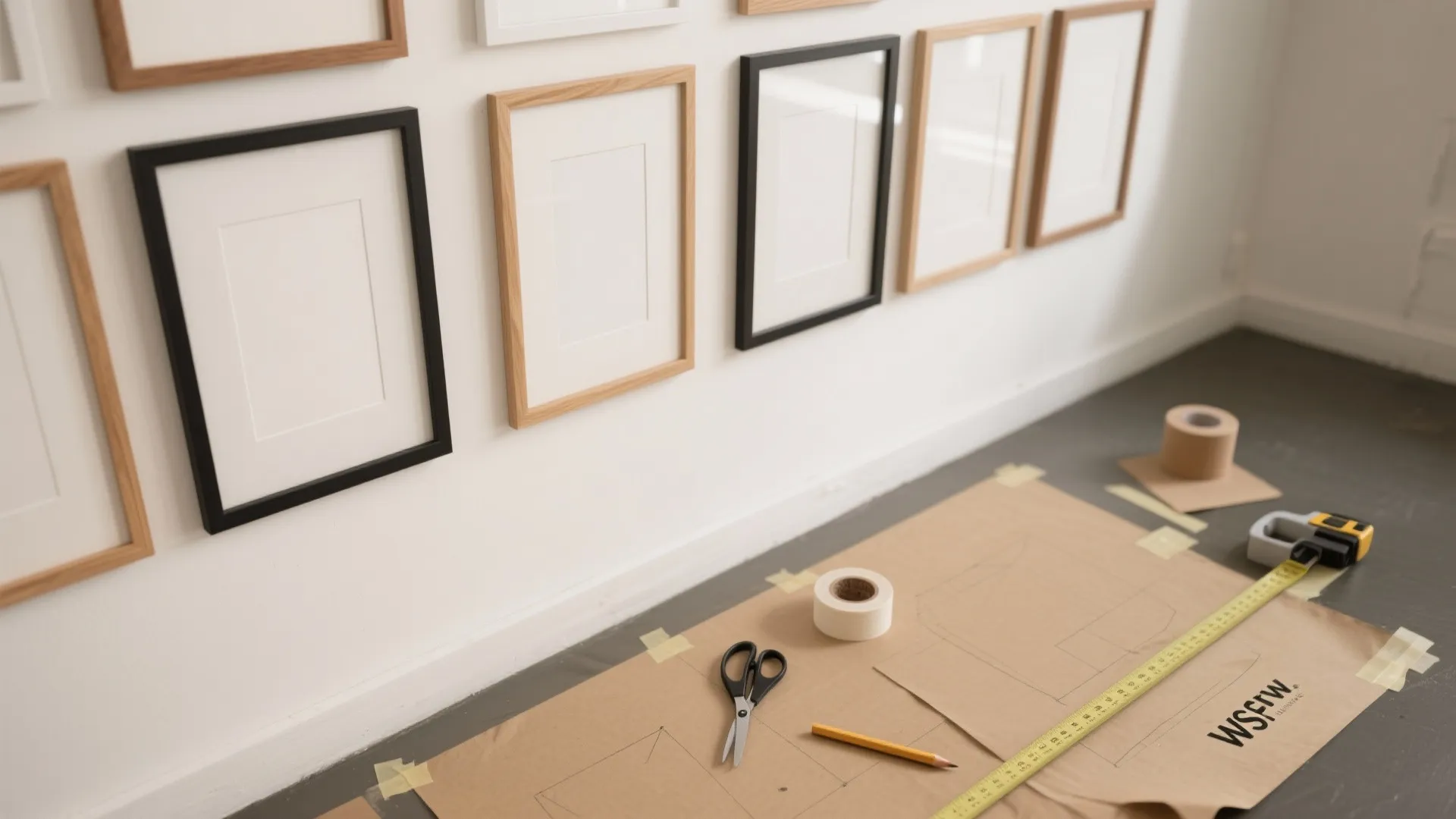 Curated gallery wall with personal stories