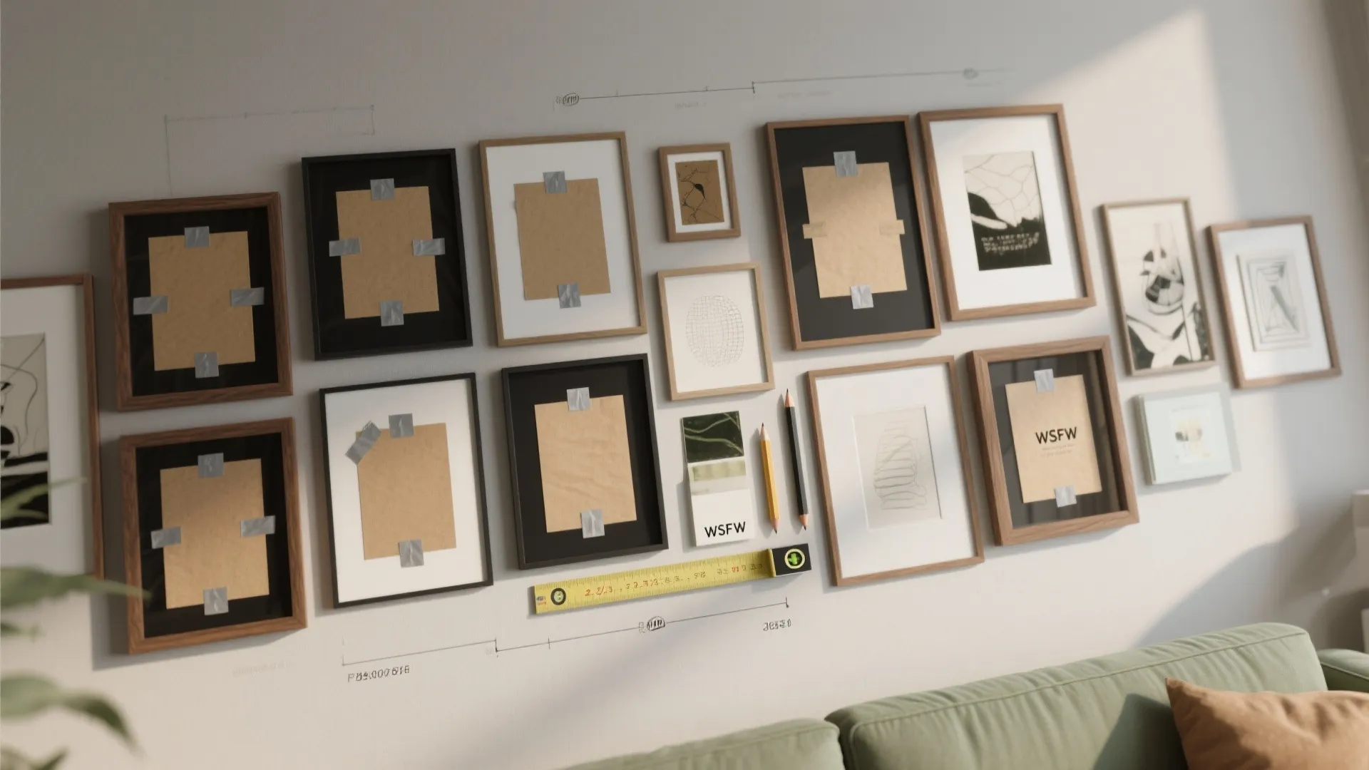 Bold Single Artwork or a Layered Gallery Grid