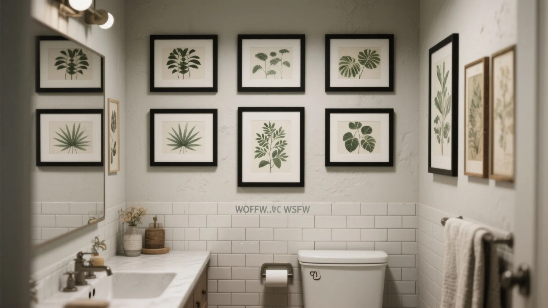 2. Rules-based gallery wall: one guiding principle