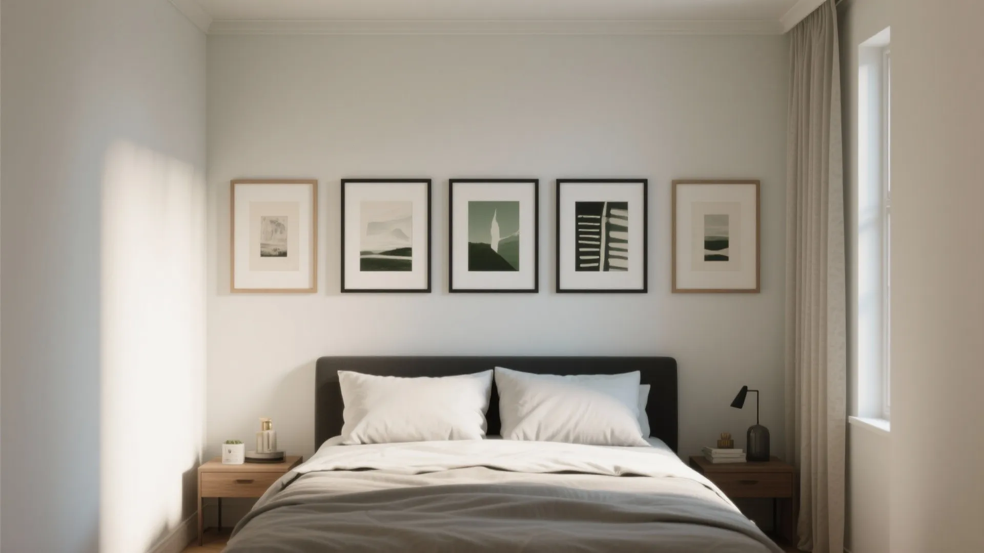 2. A Balanced Gallery Strip at Eye Level