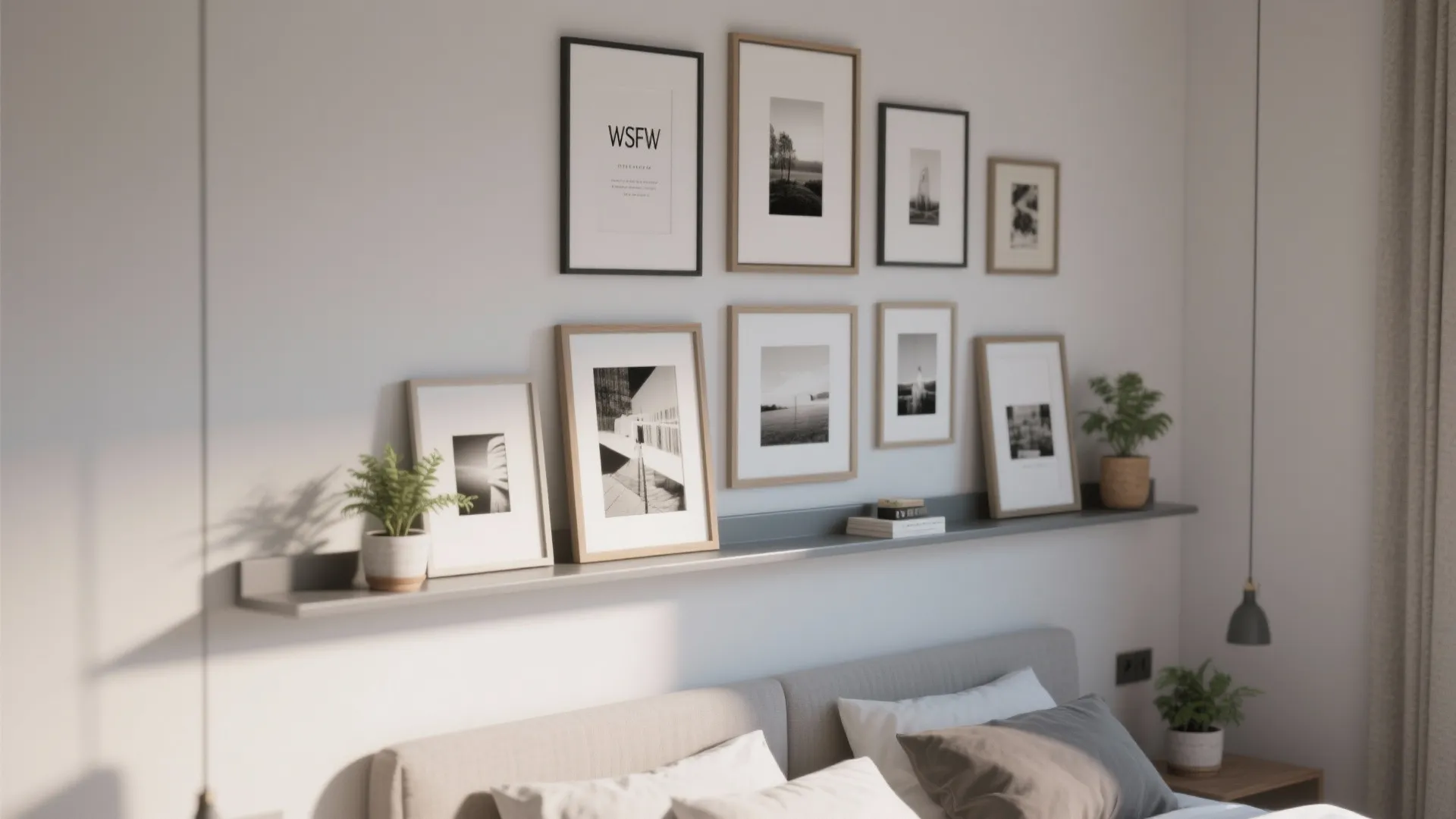 3. Gallery strip ledge