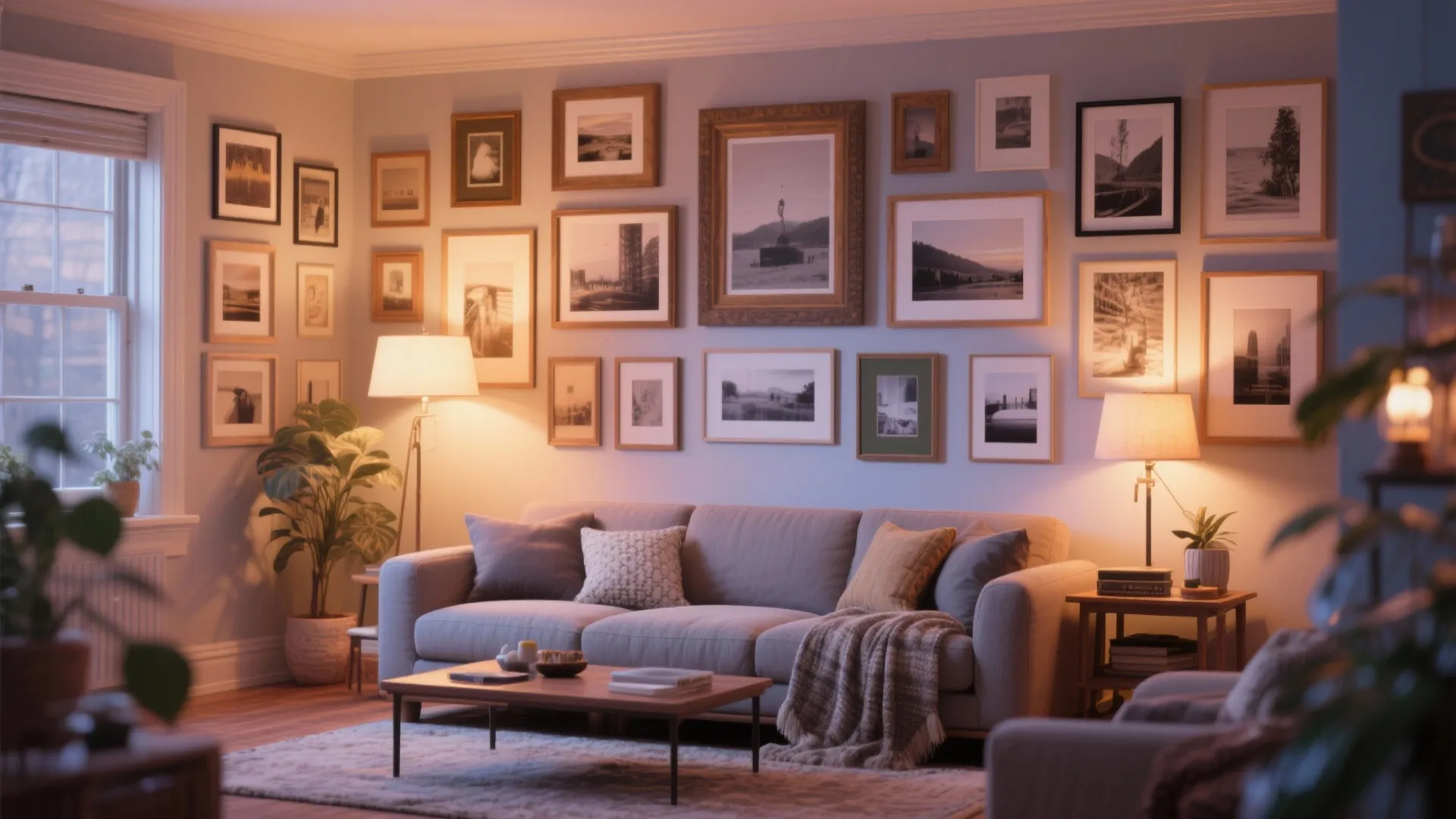 7. Gallery Wall as a Visual Anchor